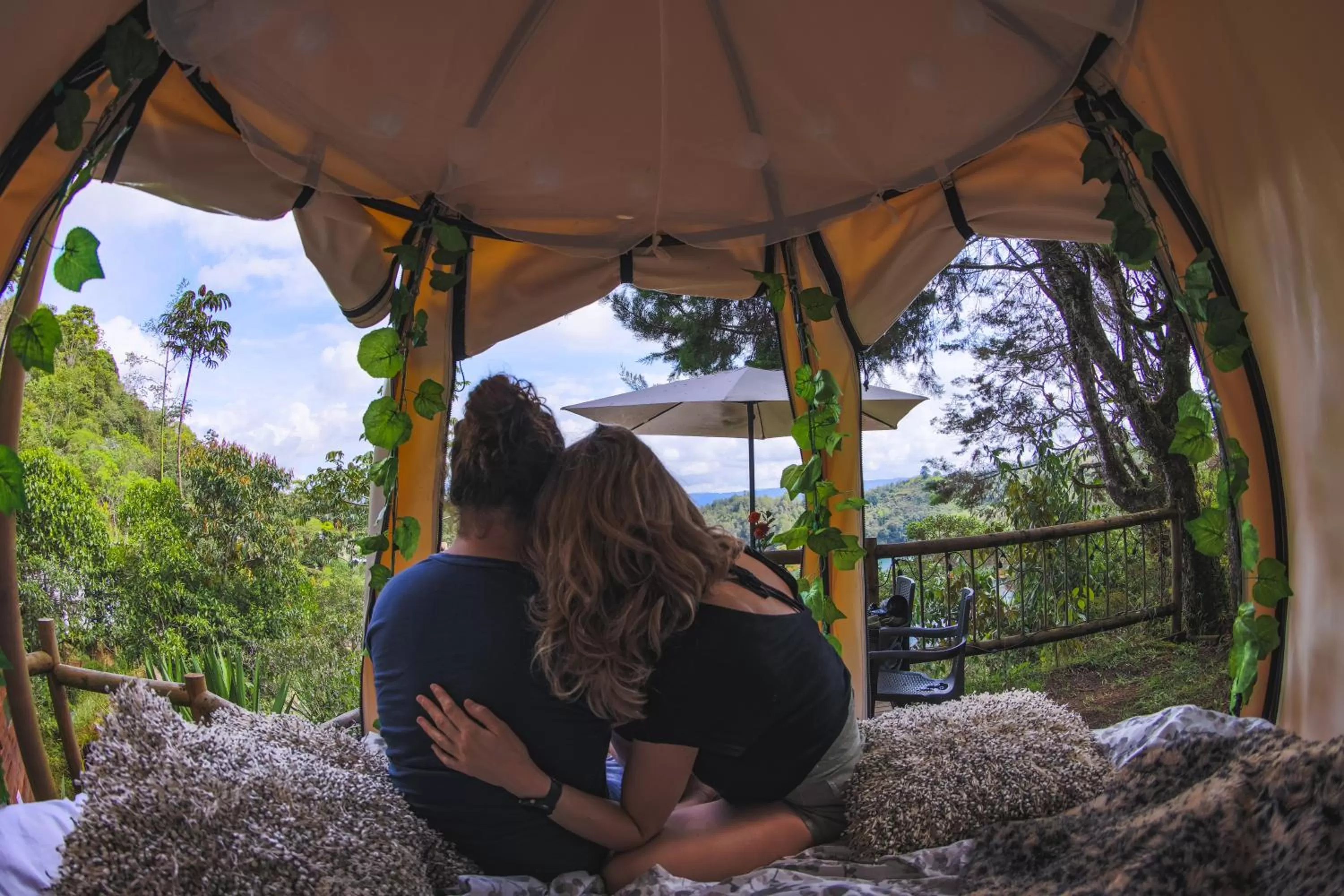 Bed in Levit Glamping - Hotel Guatapé Peñol
