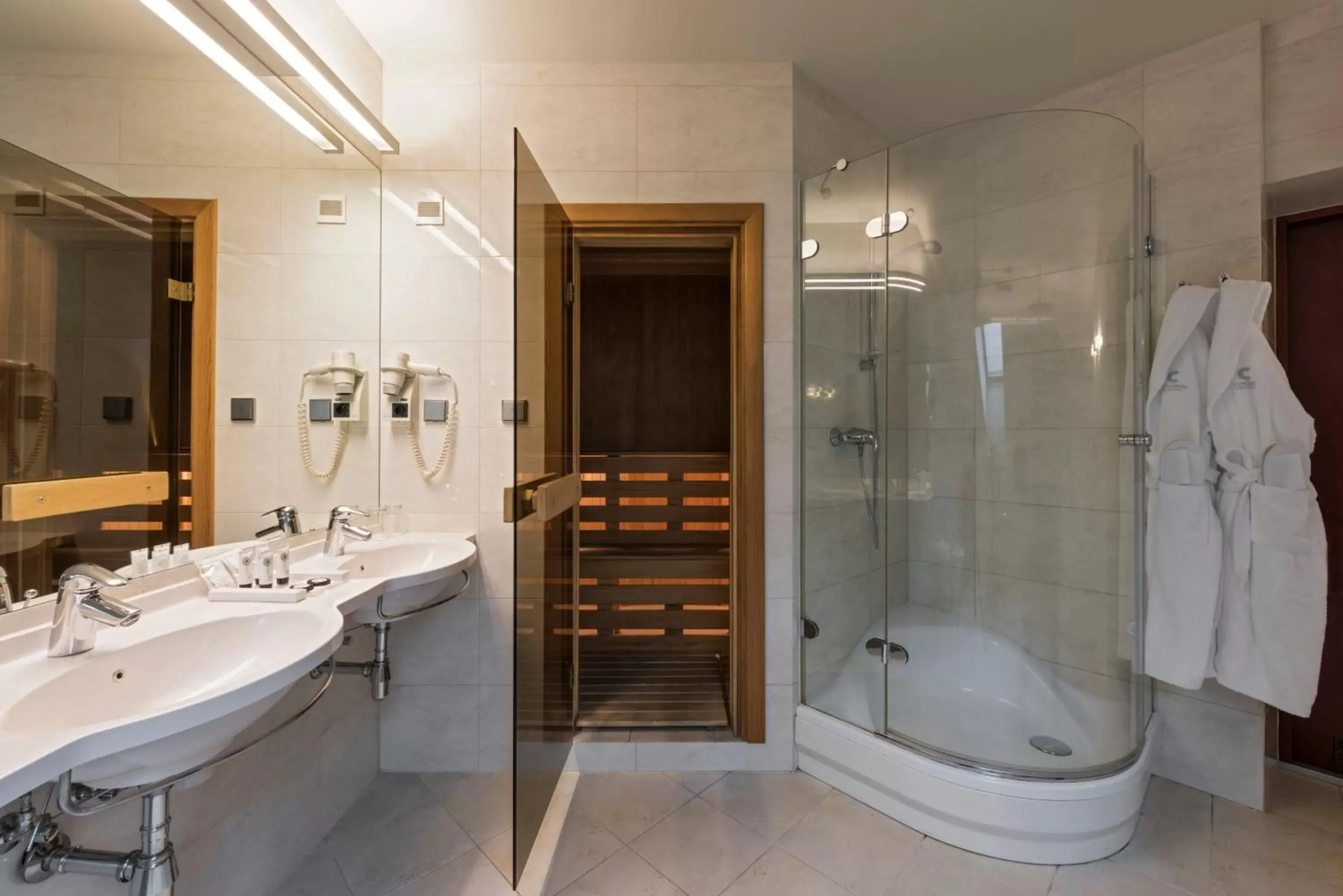 Sauna, Bathroom in Hotel Congress