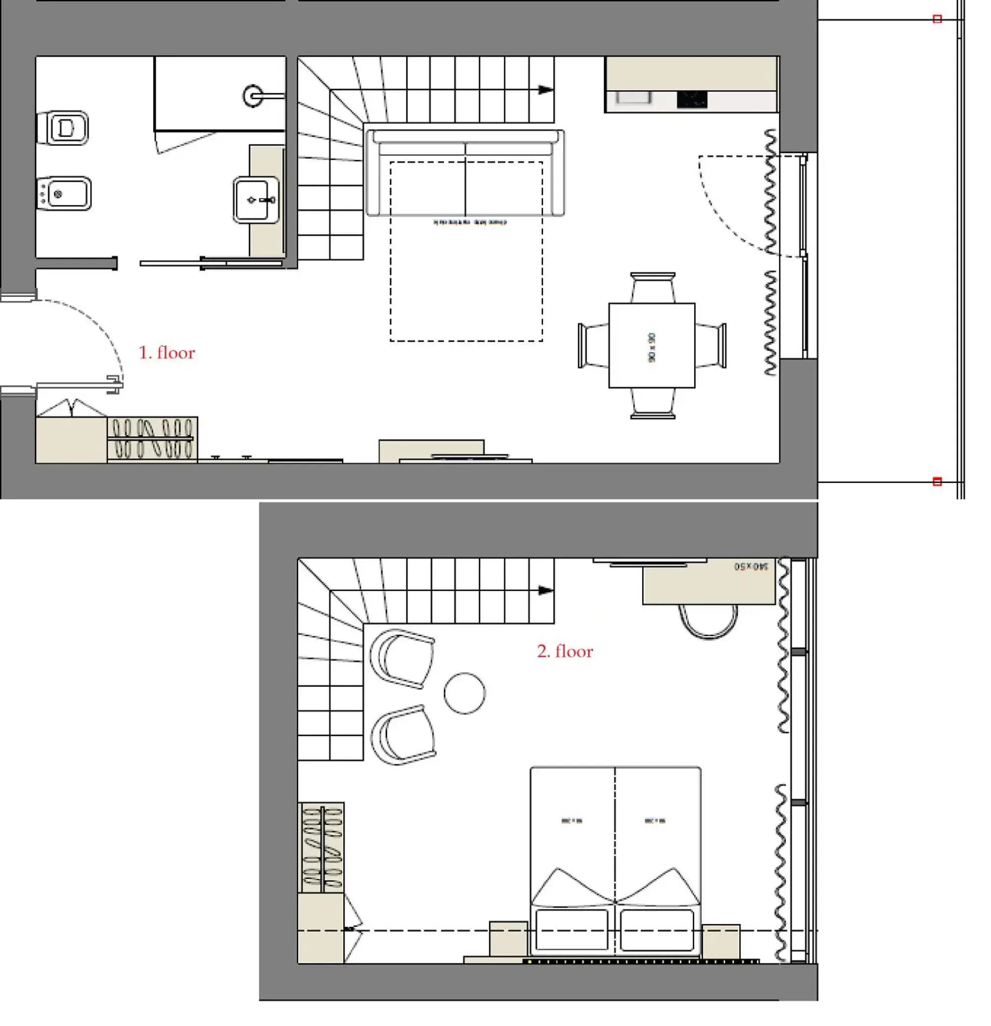 Photo of the whole room, Floor Plan in Residence Garni Hotel Vineus