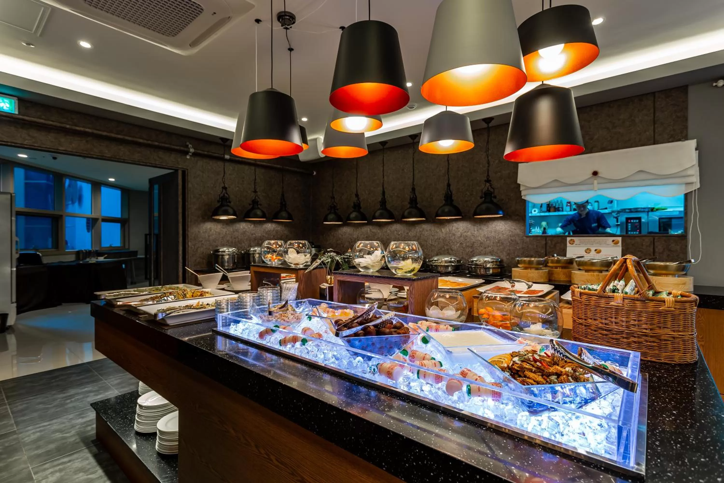 Buffet breakfast in Centum Primus Hotel