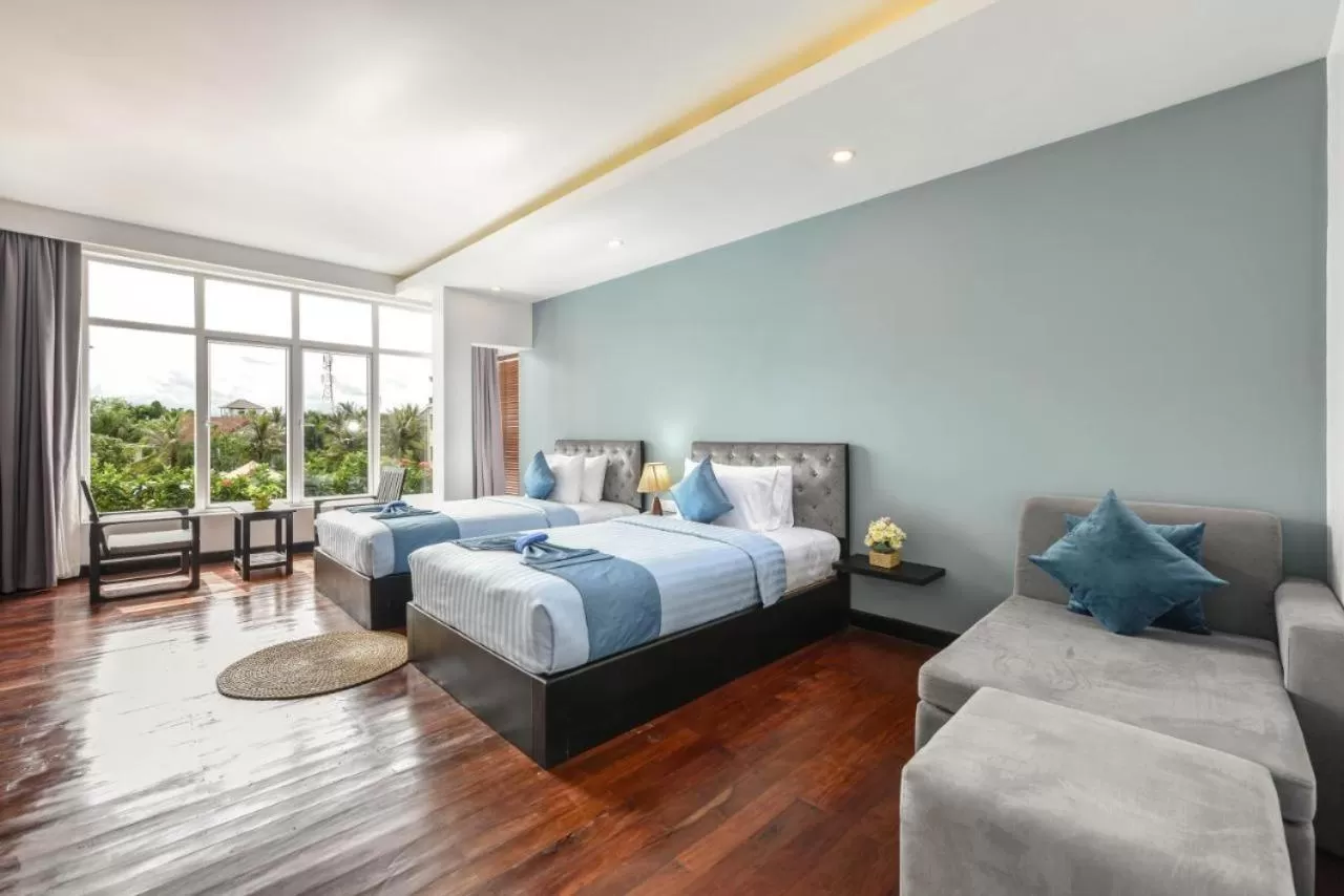 Photo of the whole room, Bed in Flex Urban Family Villa Hotel