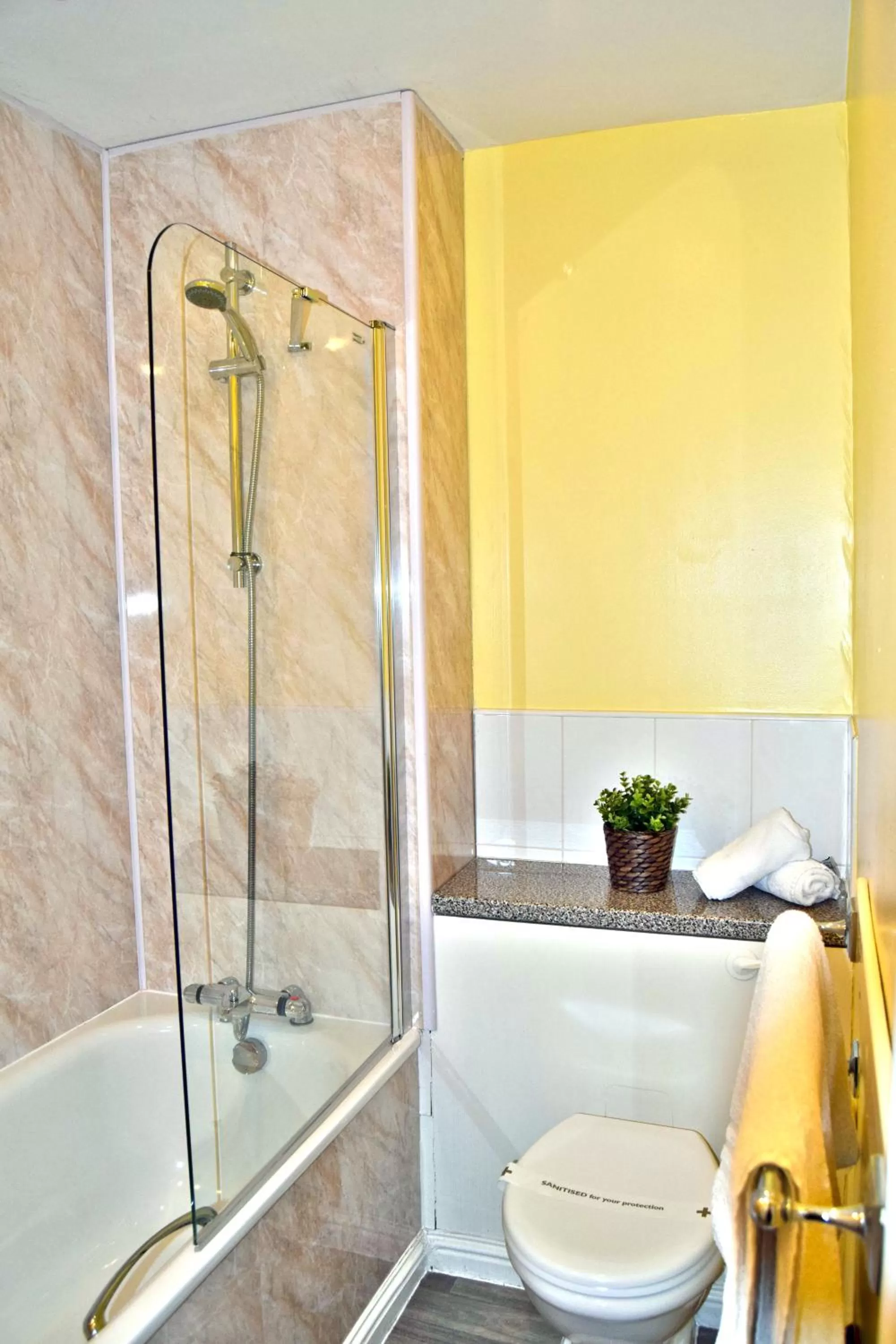 Shower in Bridge of Cally Hotel