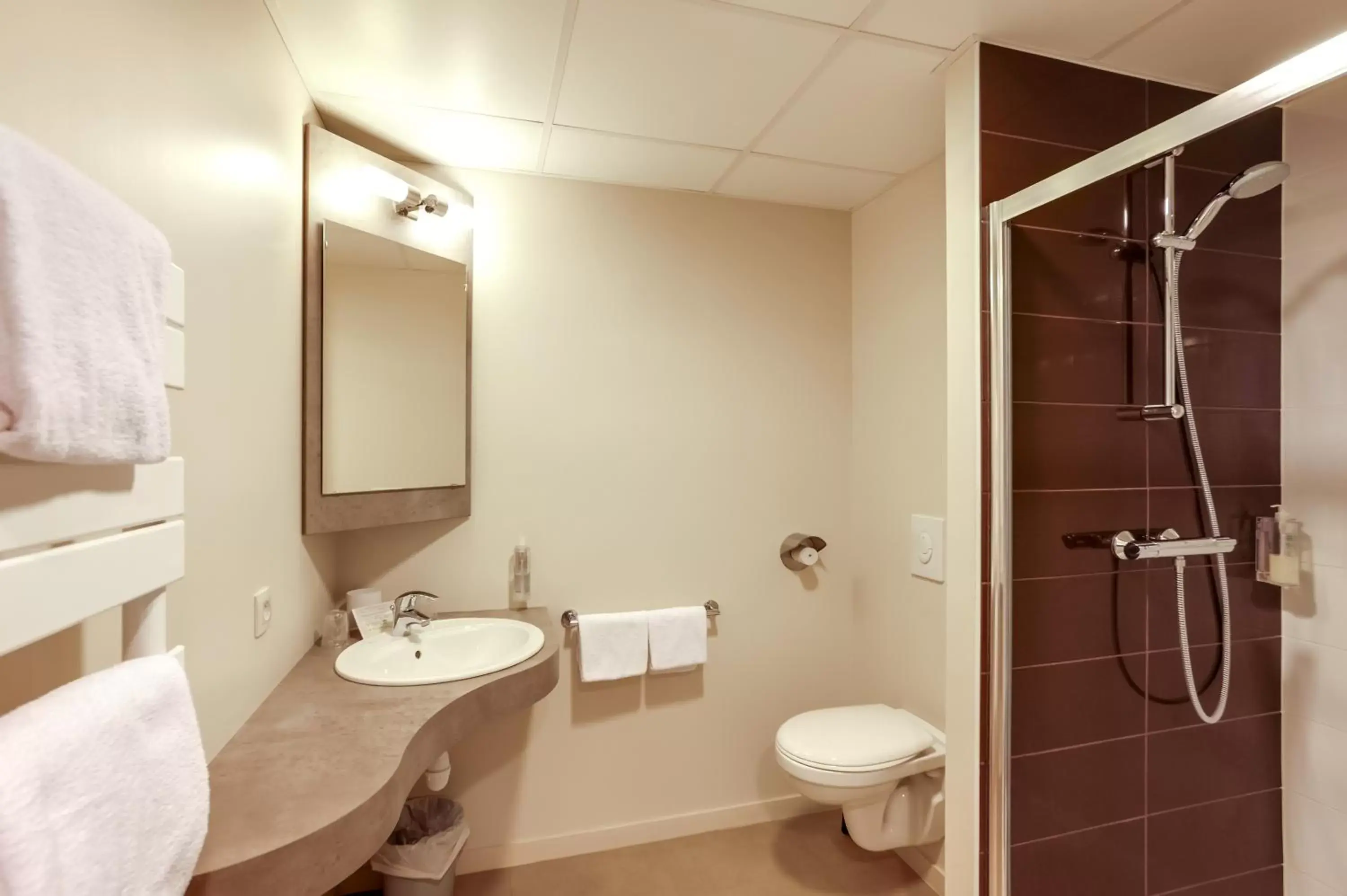 Bathroom in Brit Hotel Le Galion & Spa