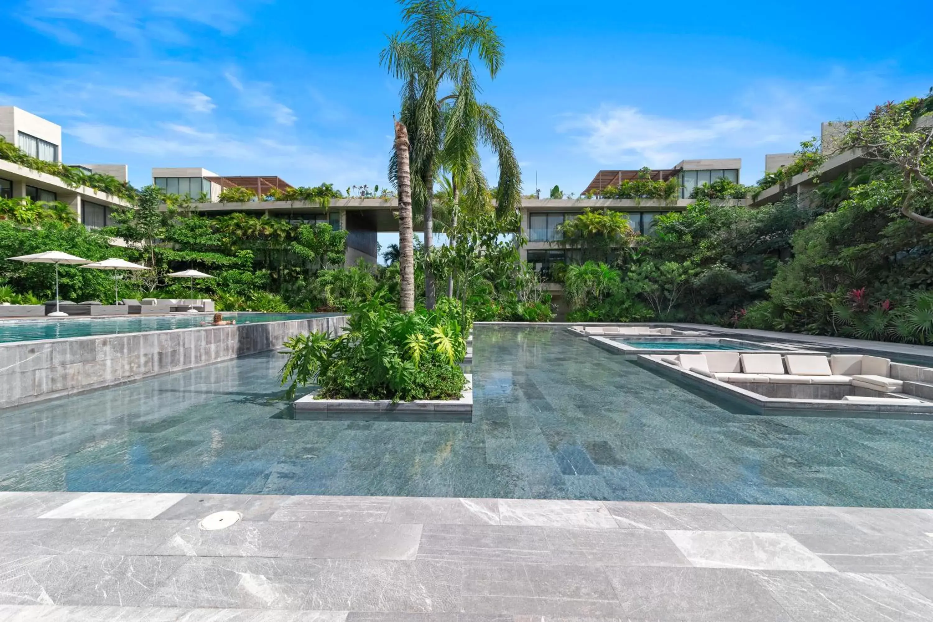 Pool view in MISTIQ Tulum Luxury Apartments