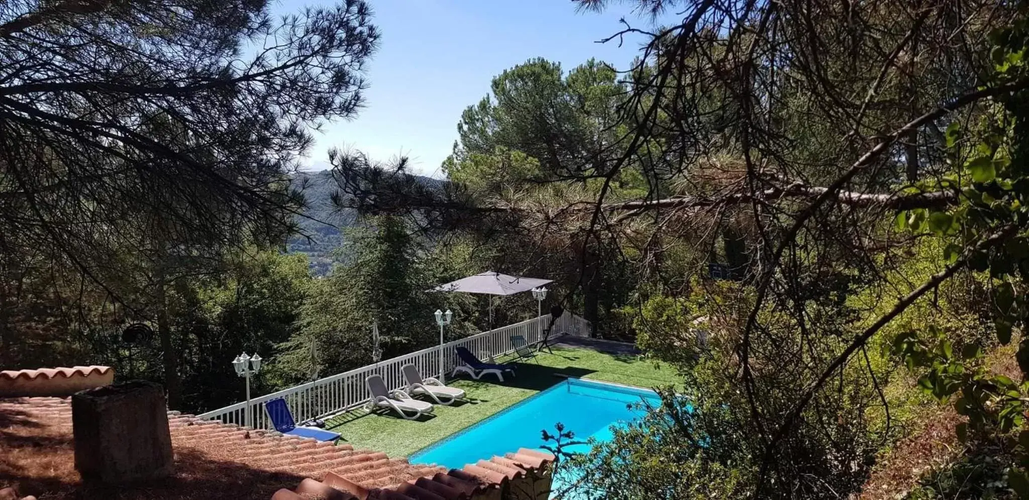 Natural landscape, Pool View in Tikazéla - Domaine Ombre et Lumière