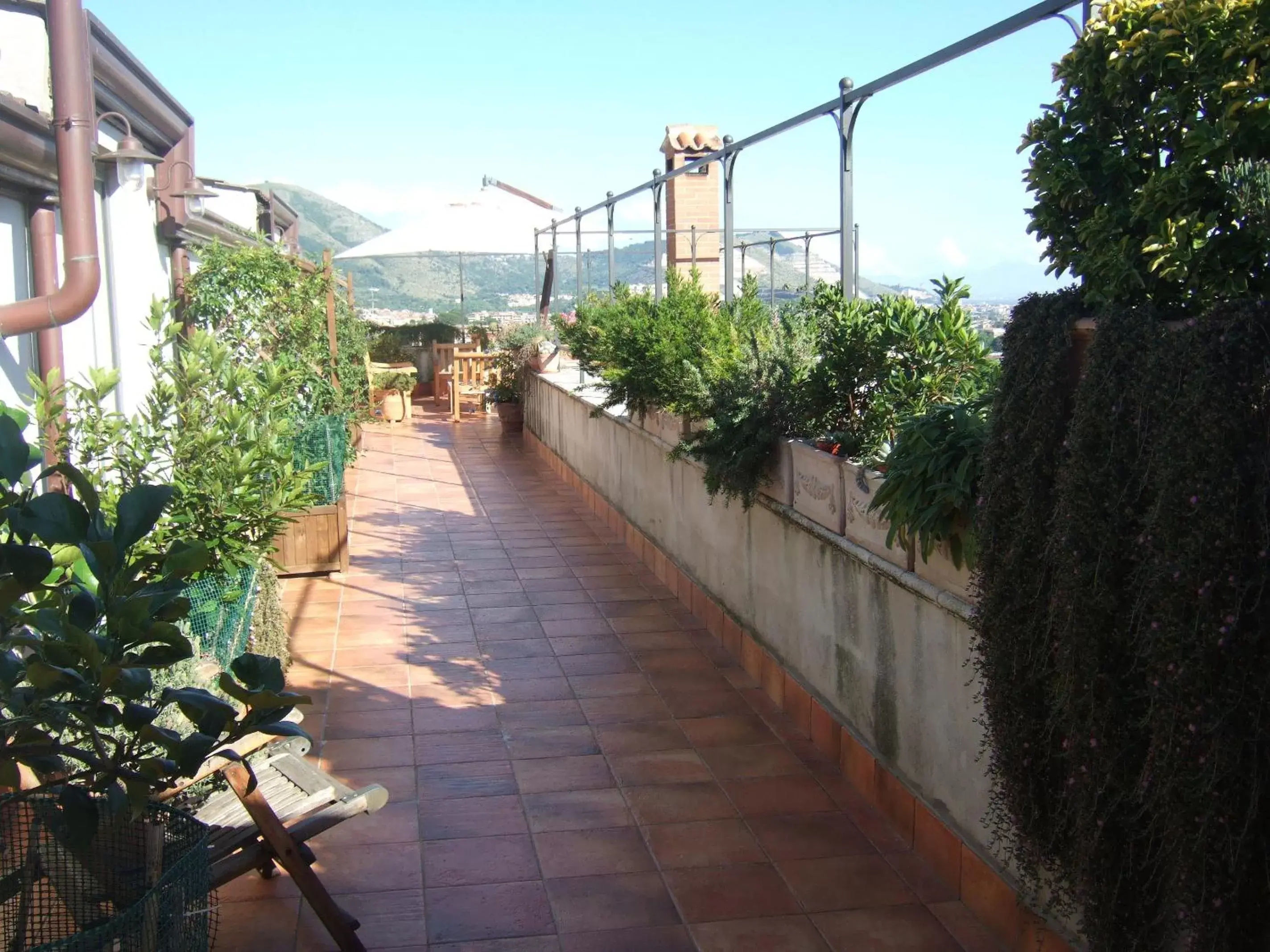 Balcony/Terrace in B&B MontAlbano