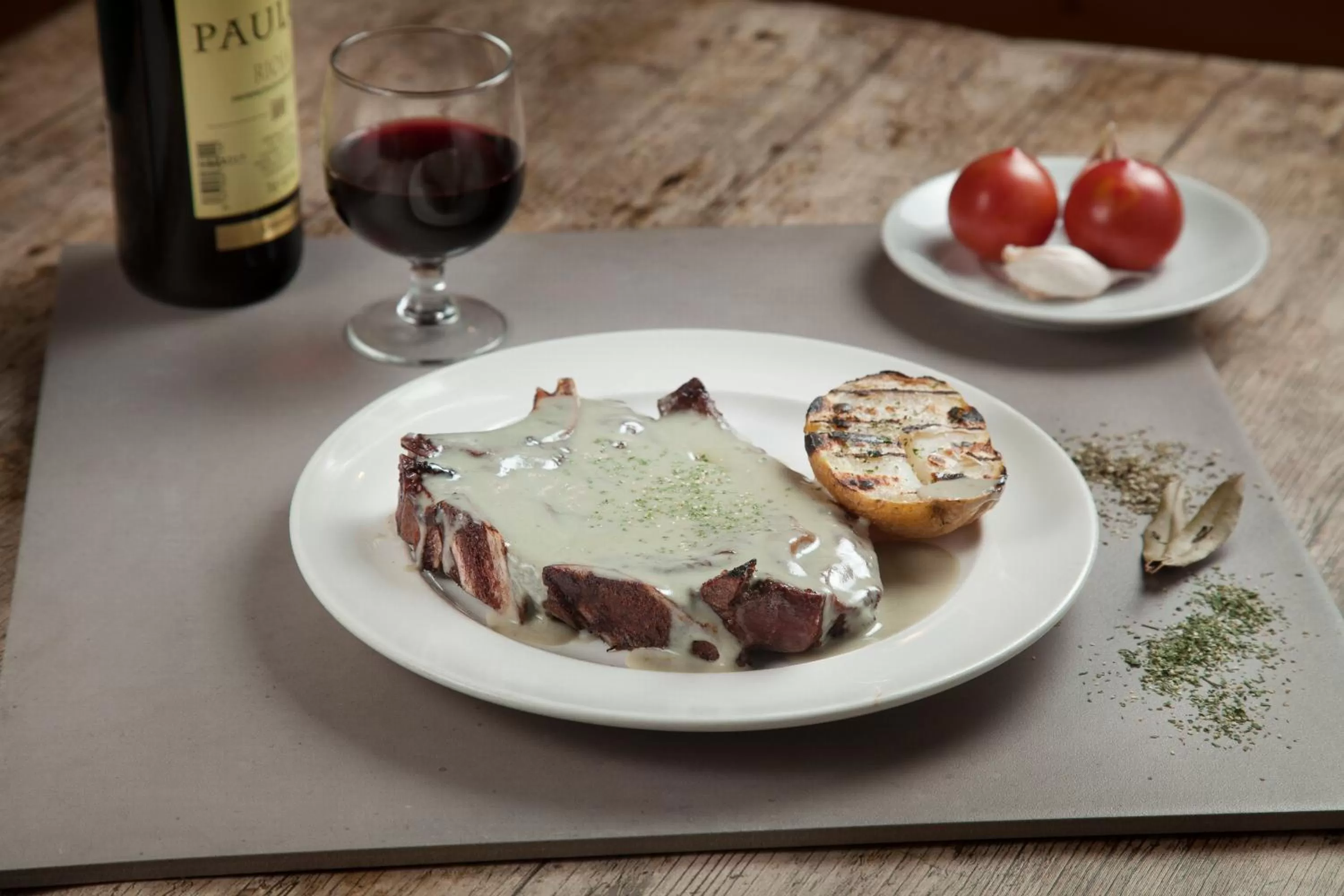 Food in Hotel Restaurant Les Brases