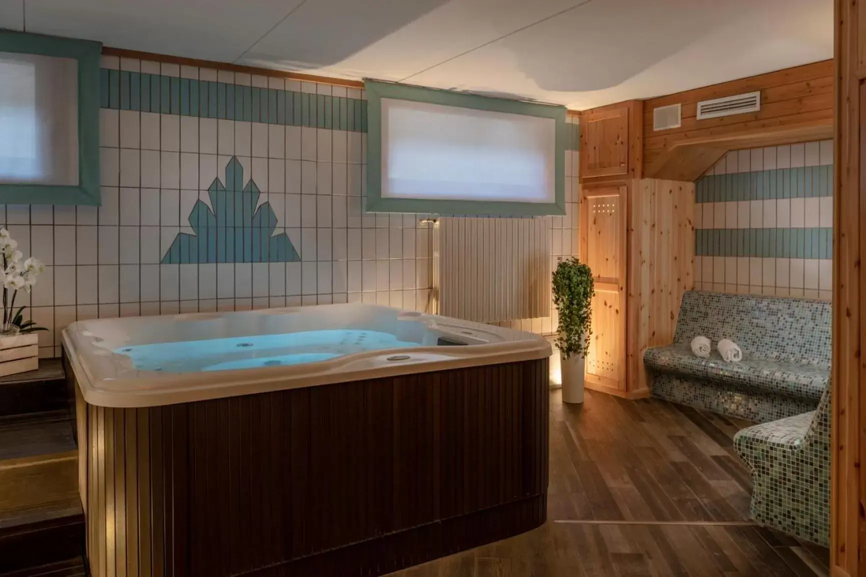 Spa and wellness centre/facilities in Hotel Cristallo