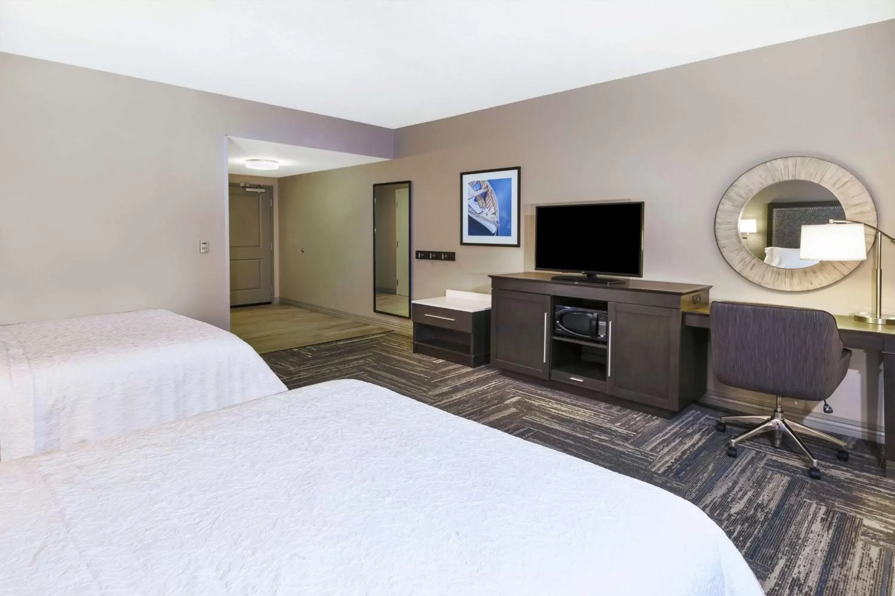 Bedroom, Bed in Hampton Inn & Suites Wells-Ogunquit