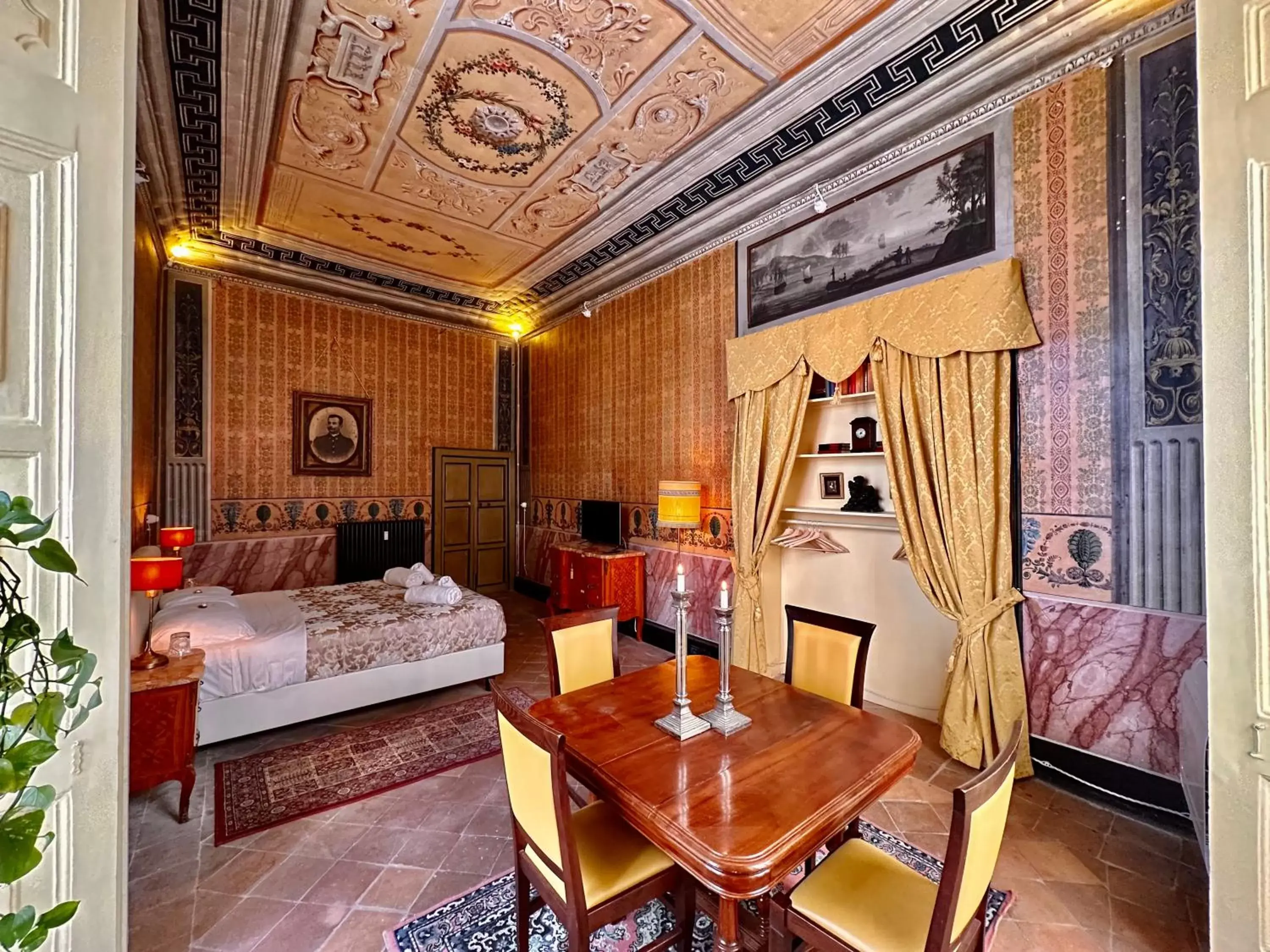 Bedroom in Casa Santangelo Suites