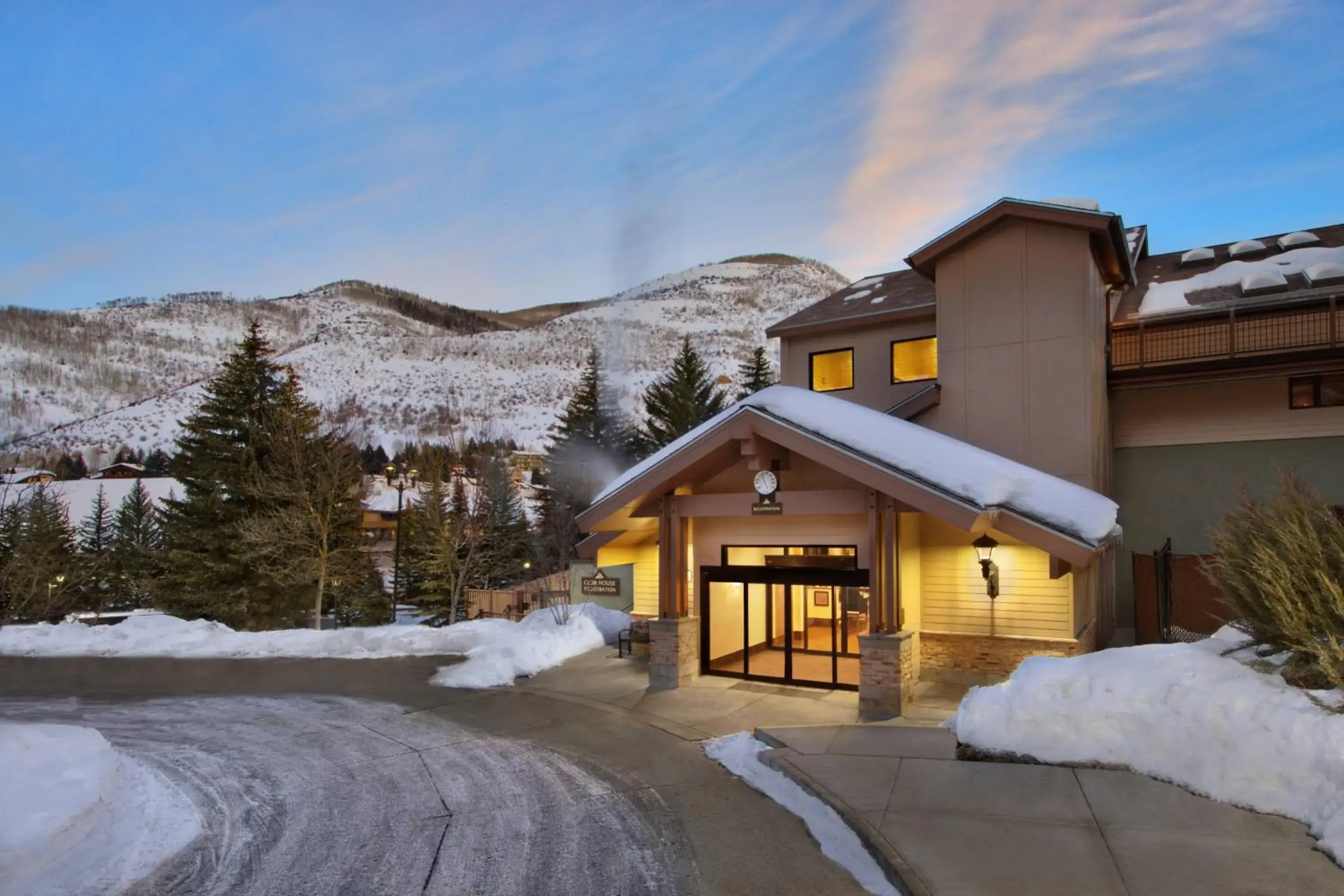 Property building, Winter in Marriott's Streamside Evergreen At Vail