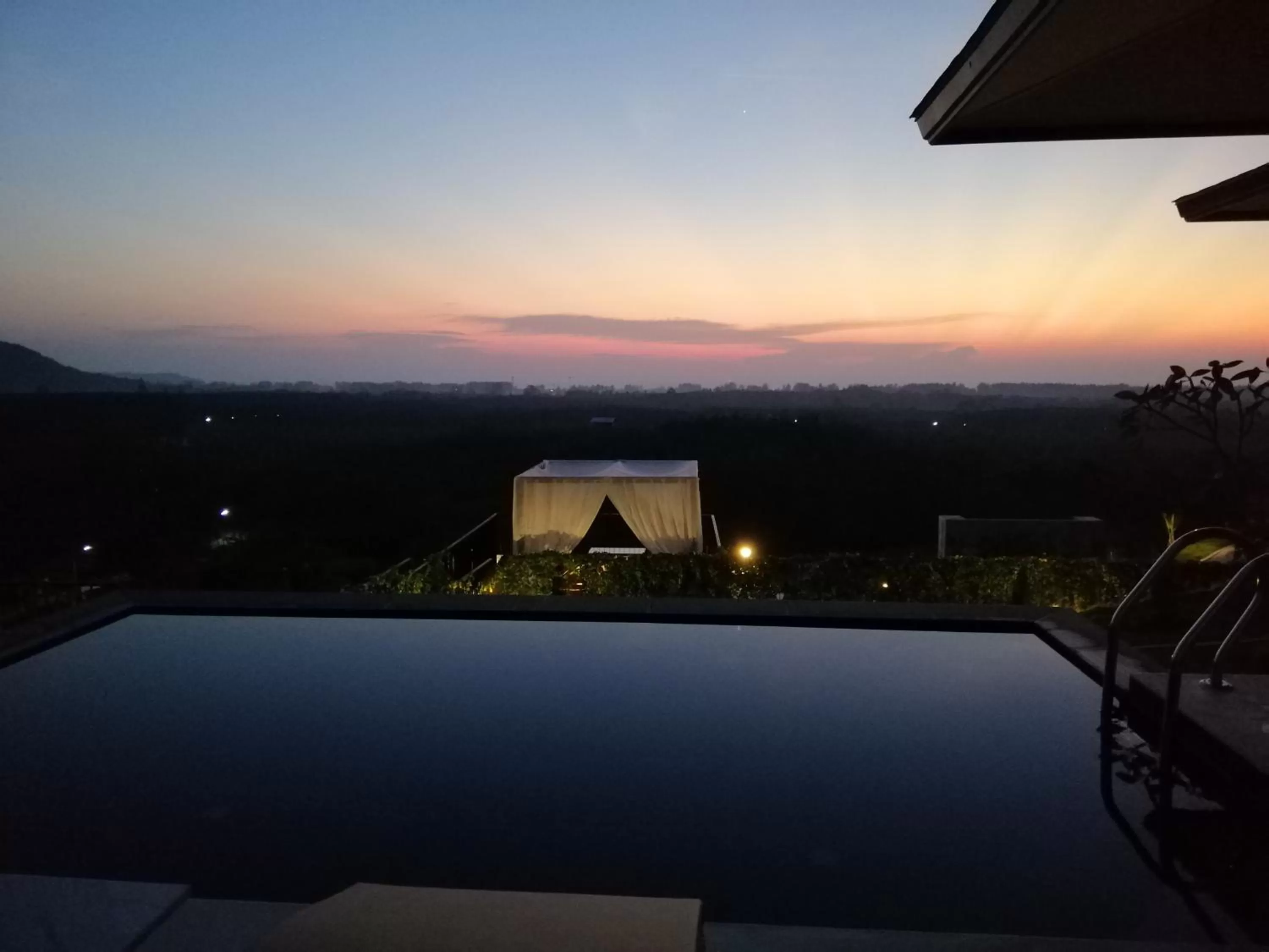 Sunset in Khaolak Blue Sky Villa