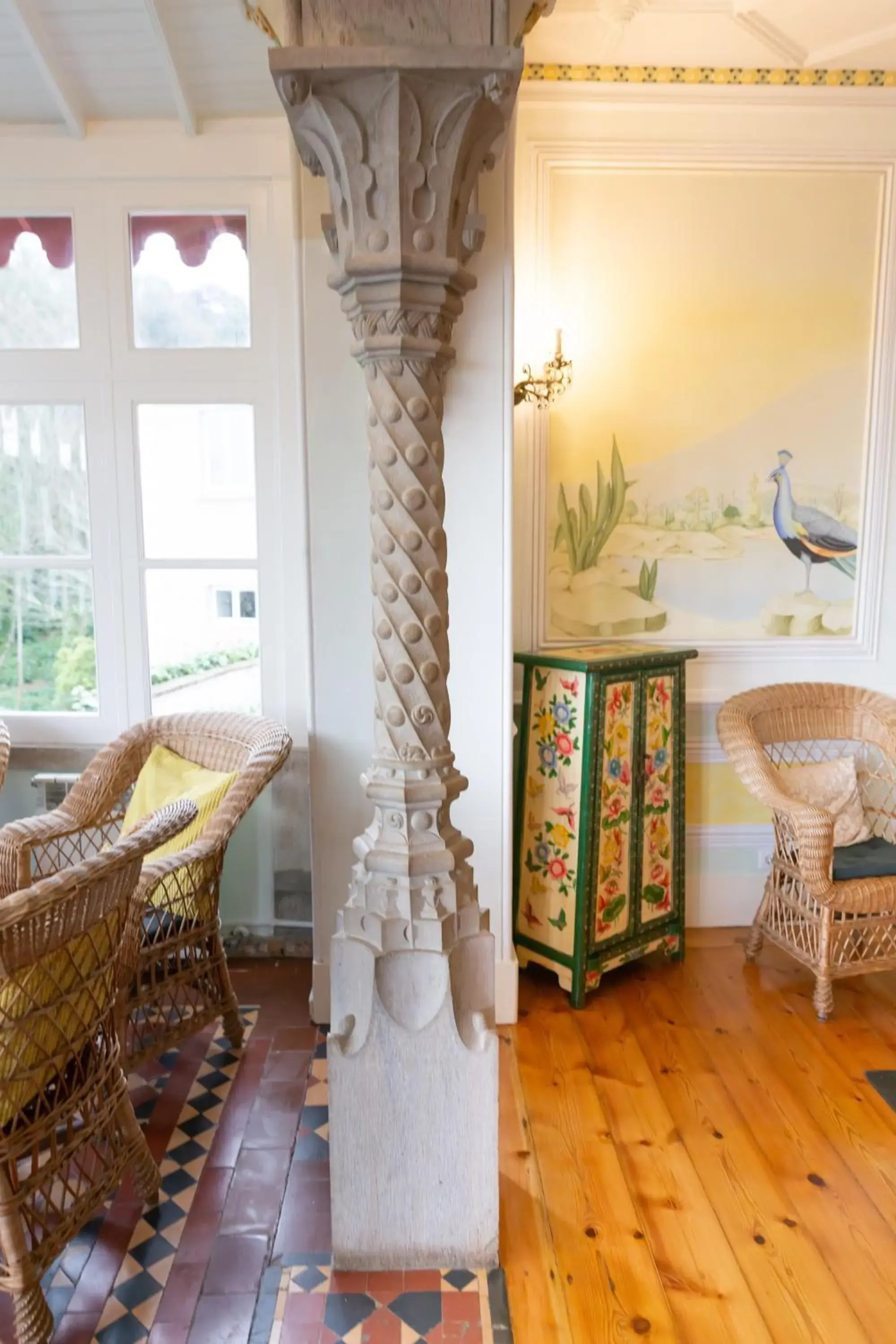 Decorative detail, Seating Area in Quinta Das Murtas