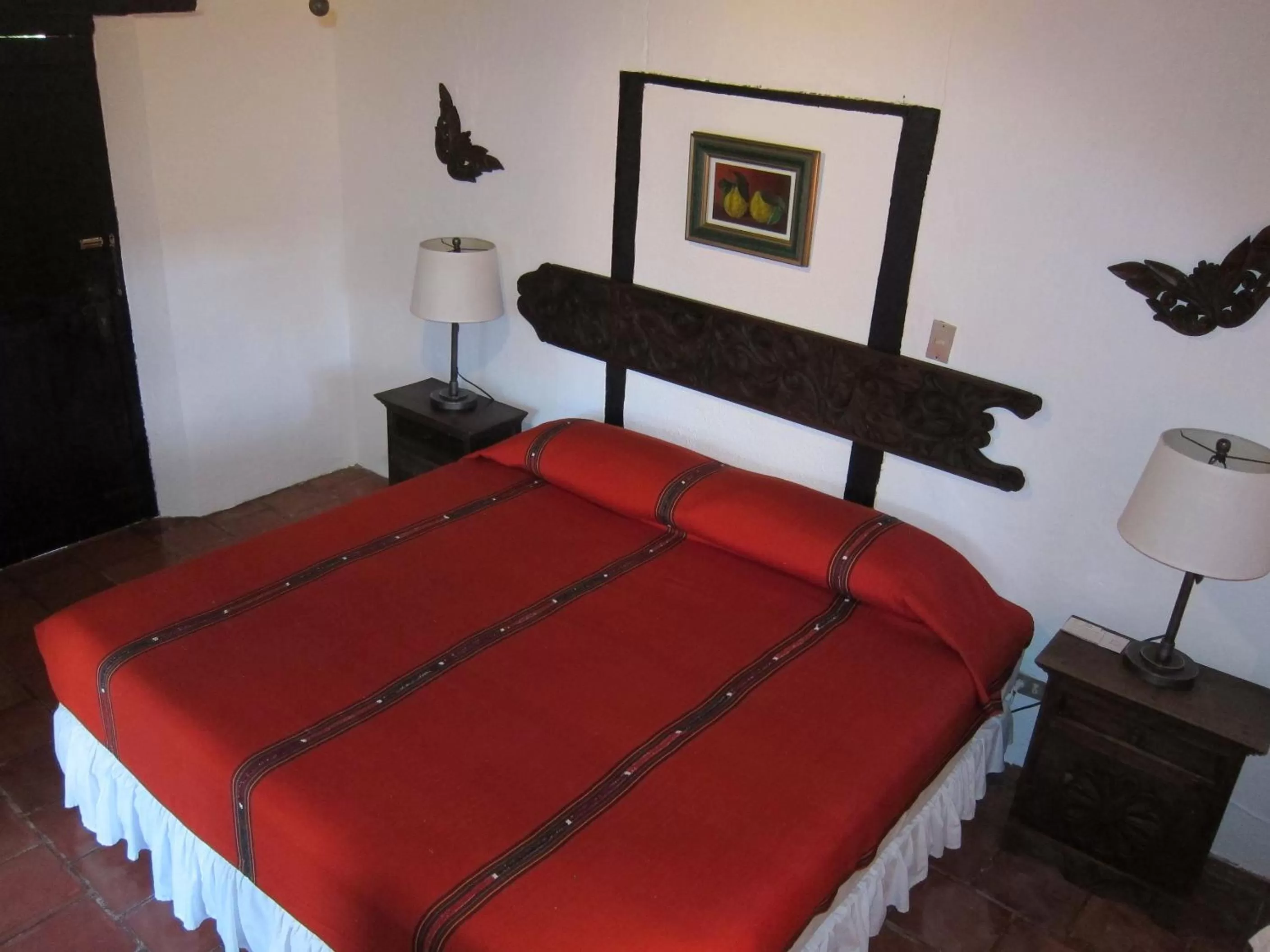 Bed in Hotel Toliman