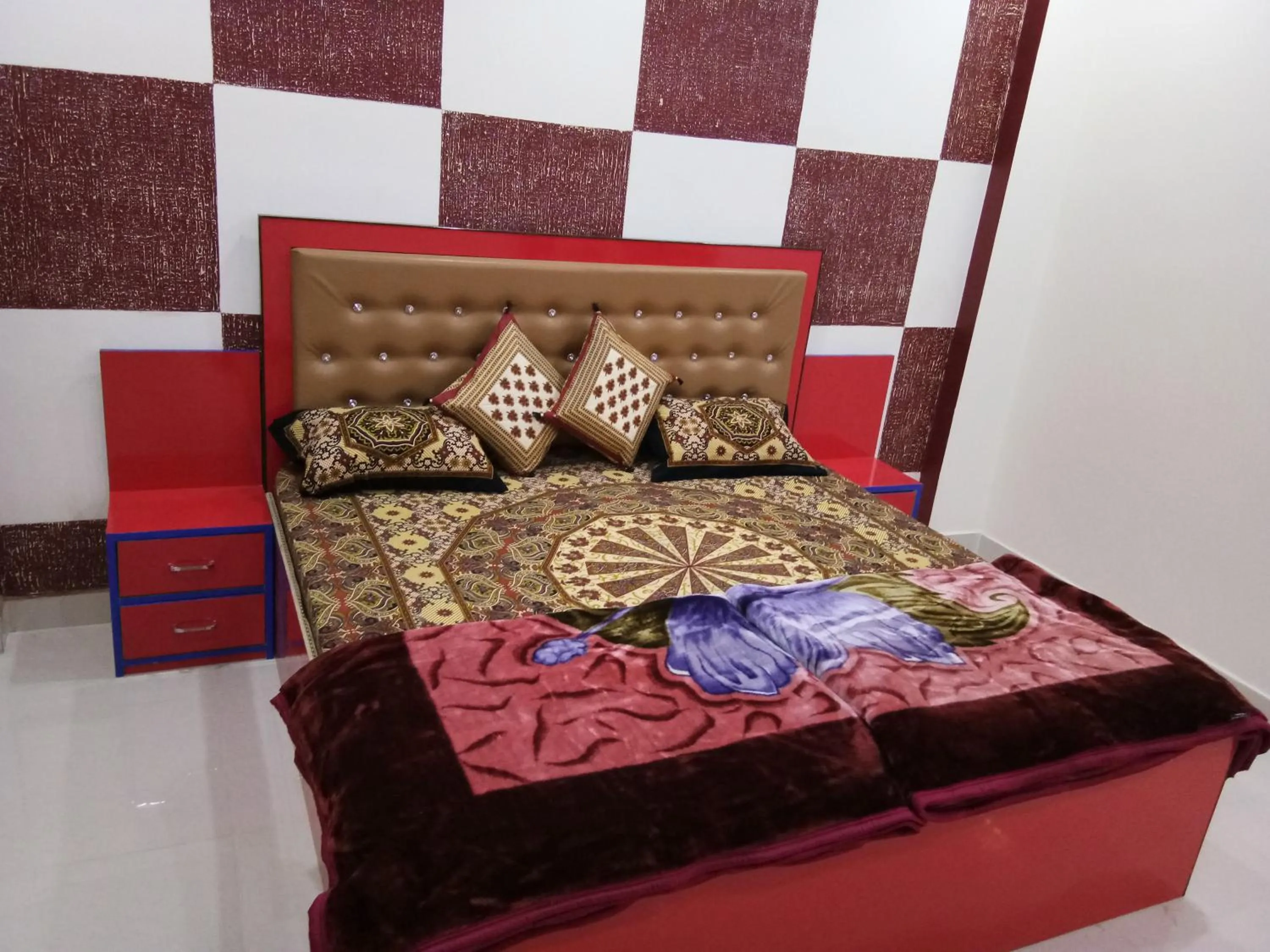 Photo of the whole room, Bed in Friends Home Stay - Agra