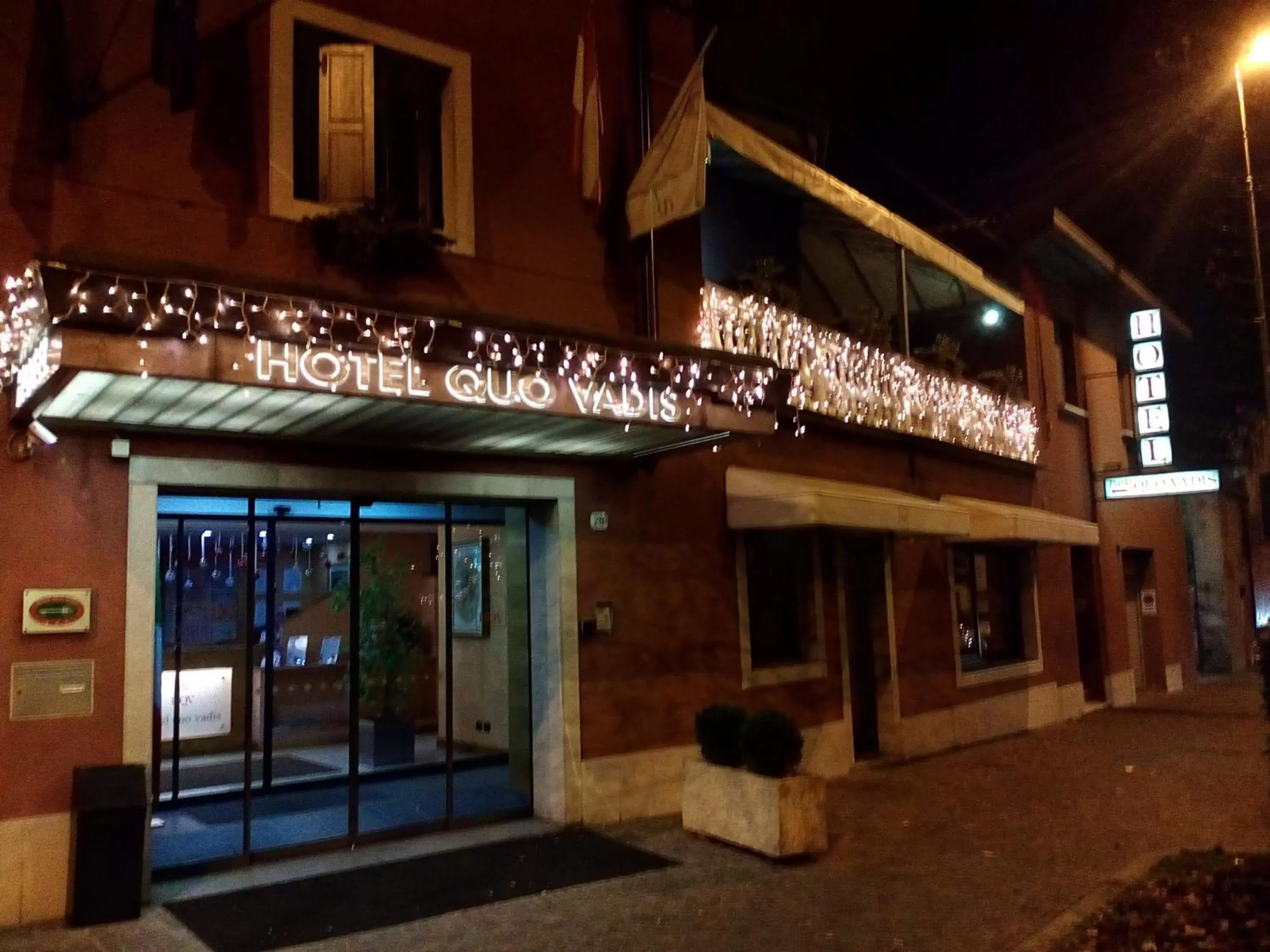 Facade/entrance in Hotel Quo Vadis