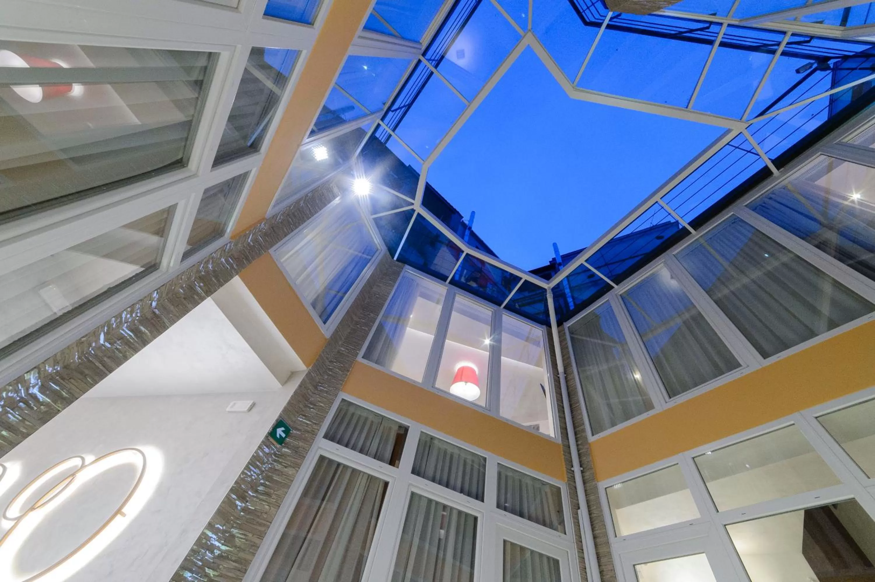 Patio in Hotel Vespasiano