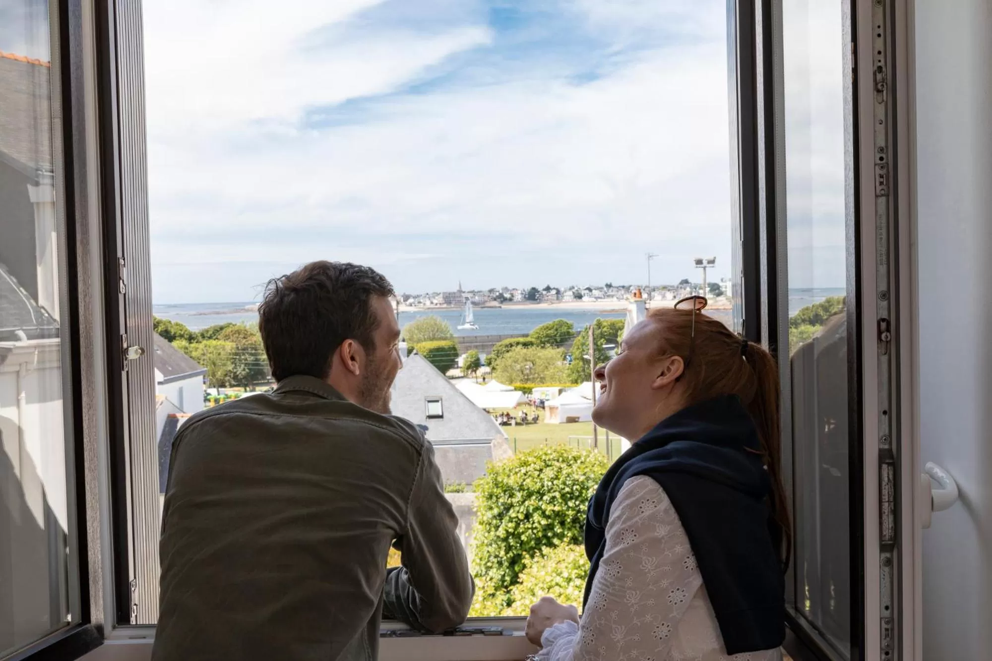 Sea view in Hotel Restaurant Spa De La Citadelle Lorient