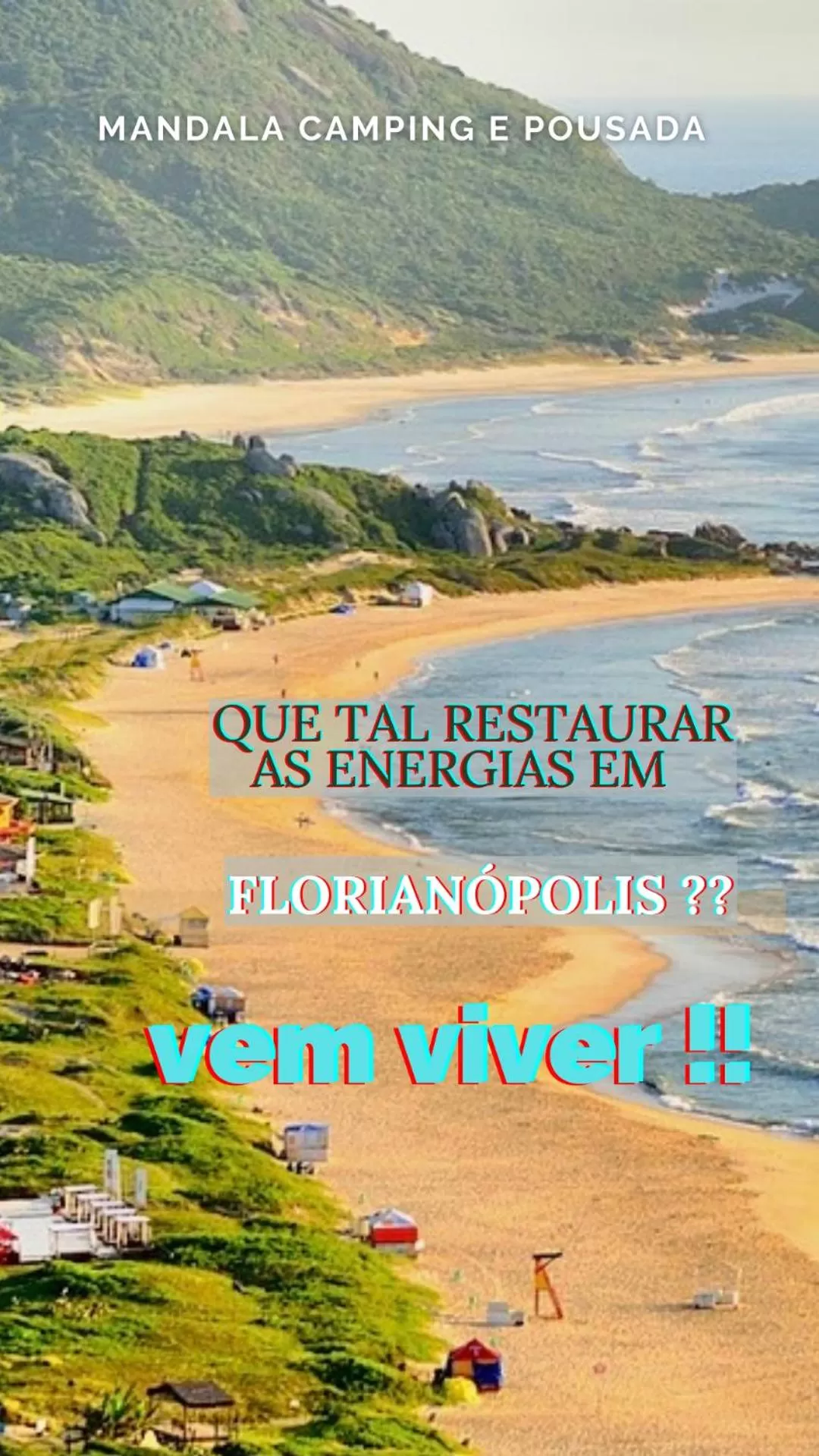 Beach in Mandala Camping Pousada