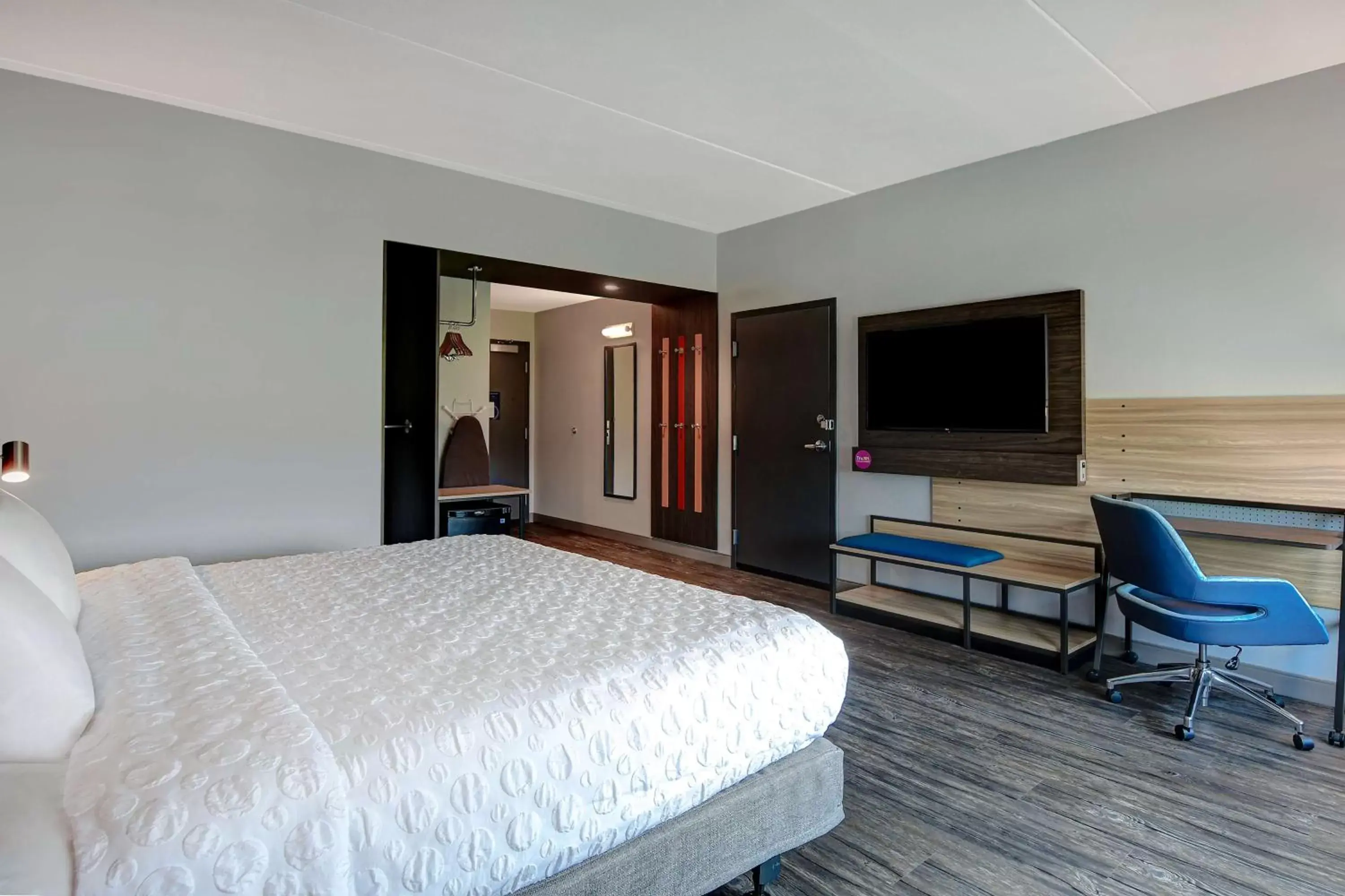 Bedroom, TV/Entertainment Center in Tru By Hilton Macon North, Ga