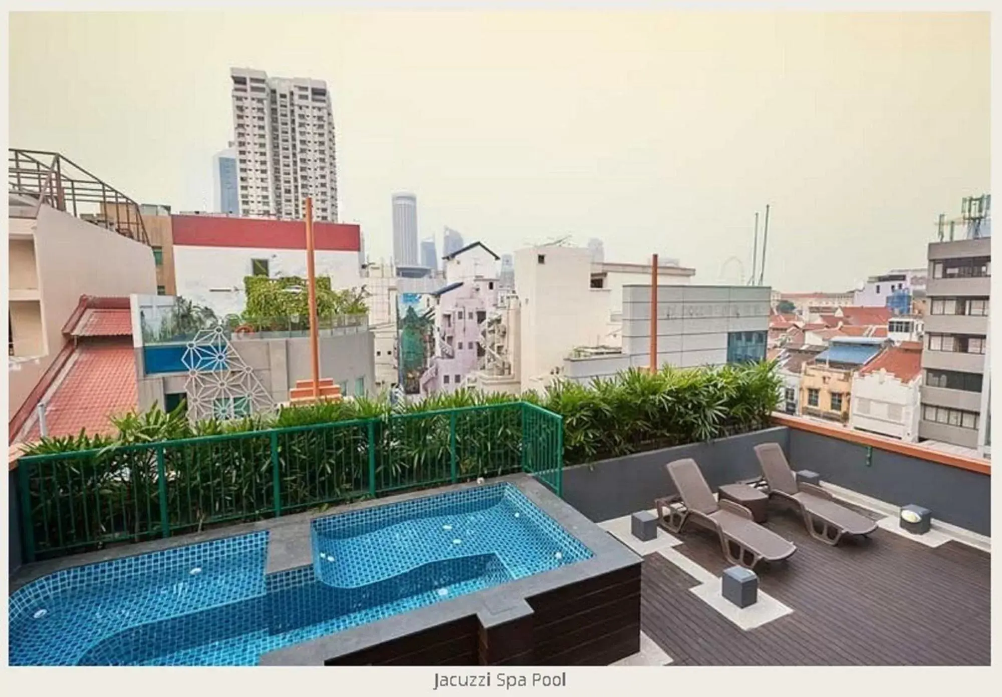 Balcony/Terrace, Swimming Pool in Hotel Bencoolen at Hong Kong Street