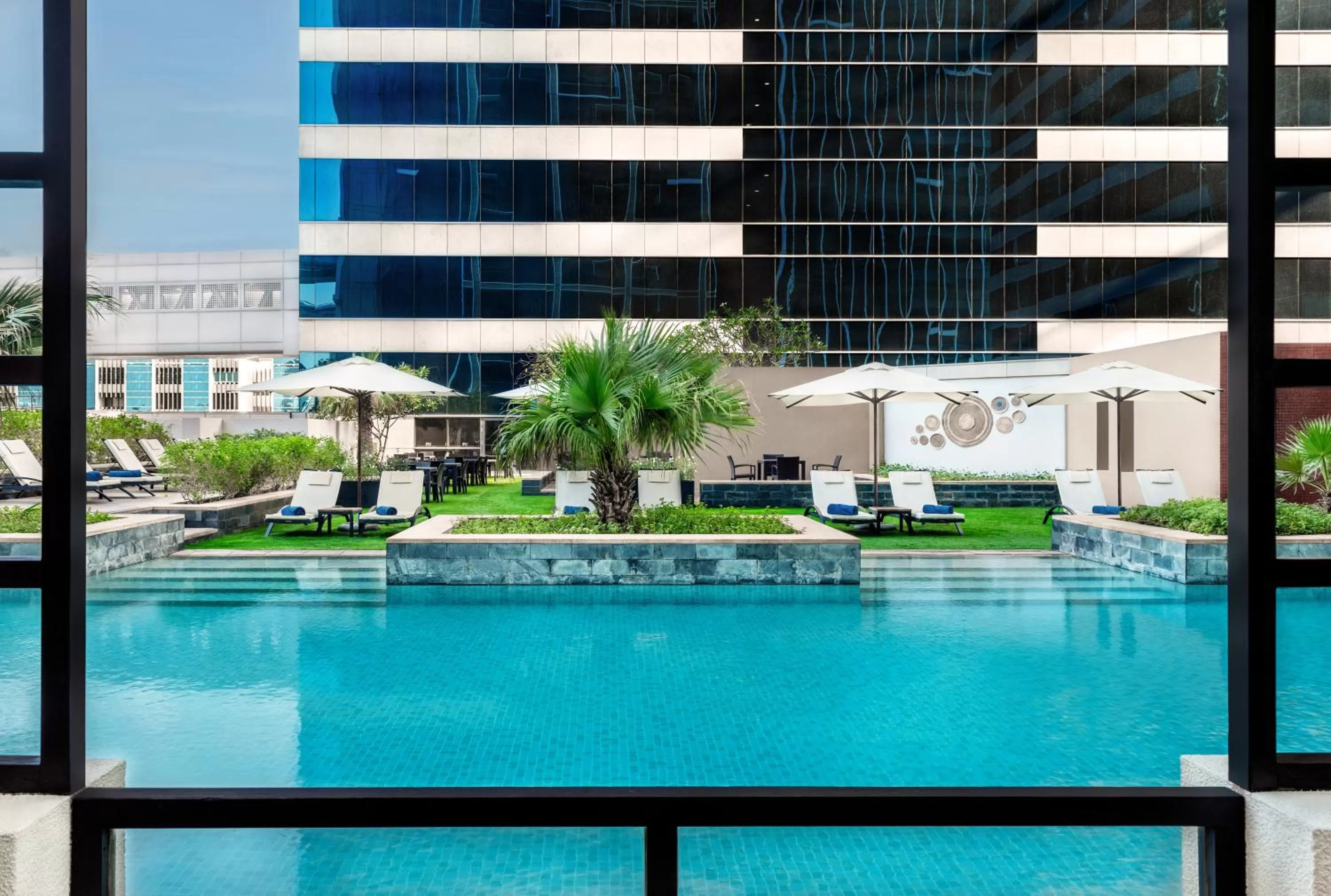 Pool view in The H Dubai