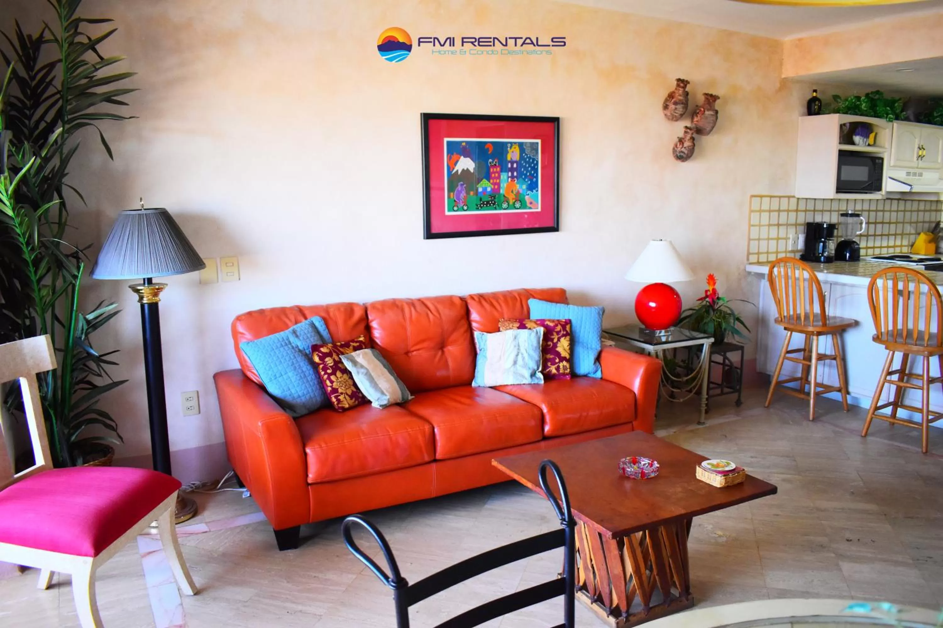 Living room in Marina Pinacate A-512