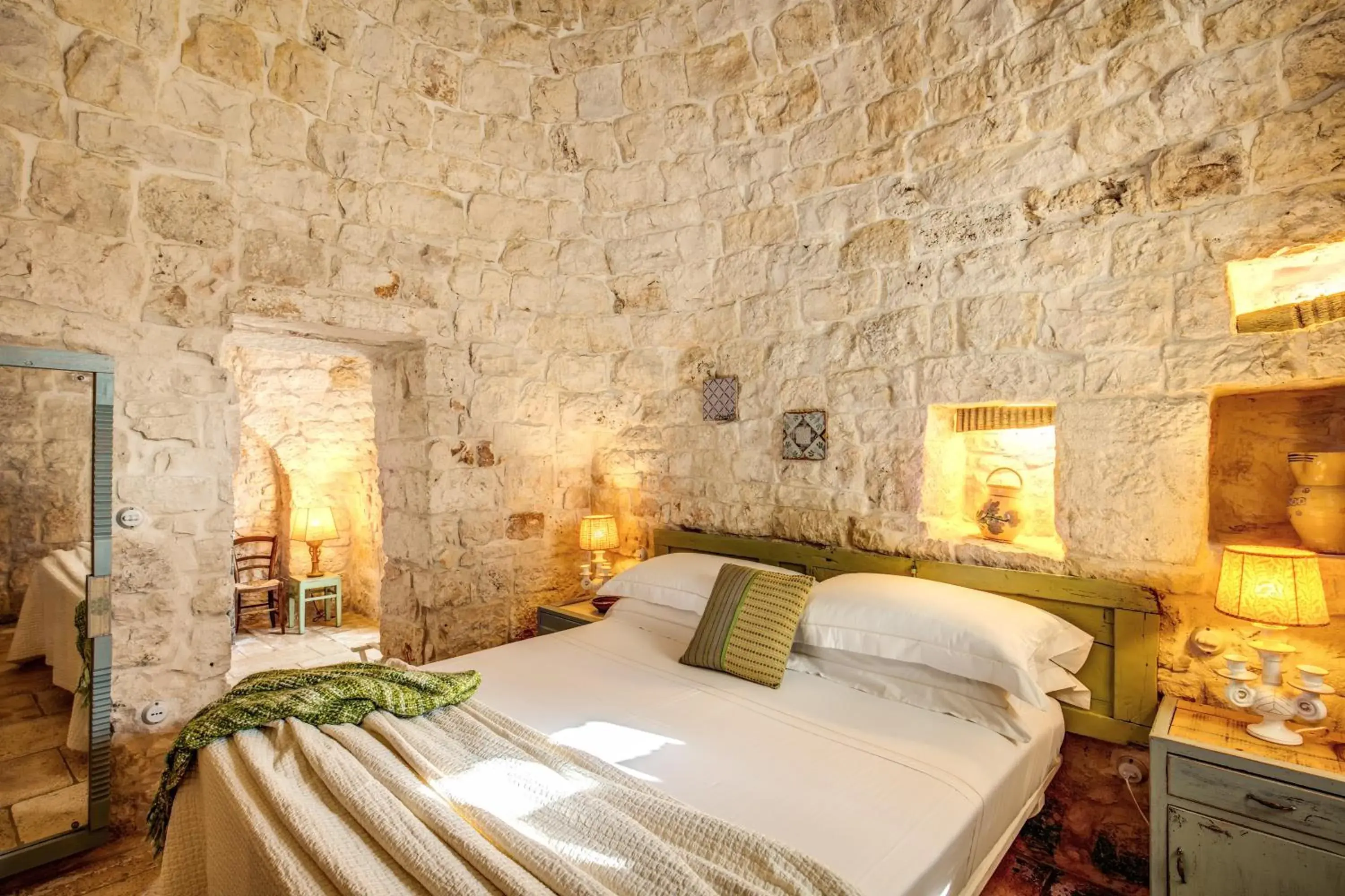 Bed in Masseria Cervarolo