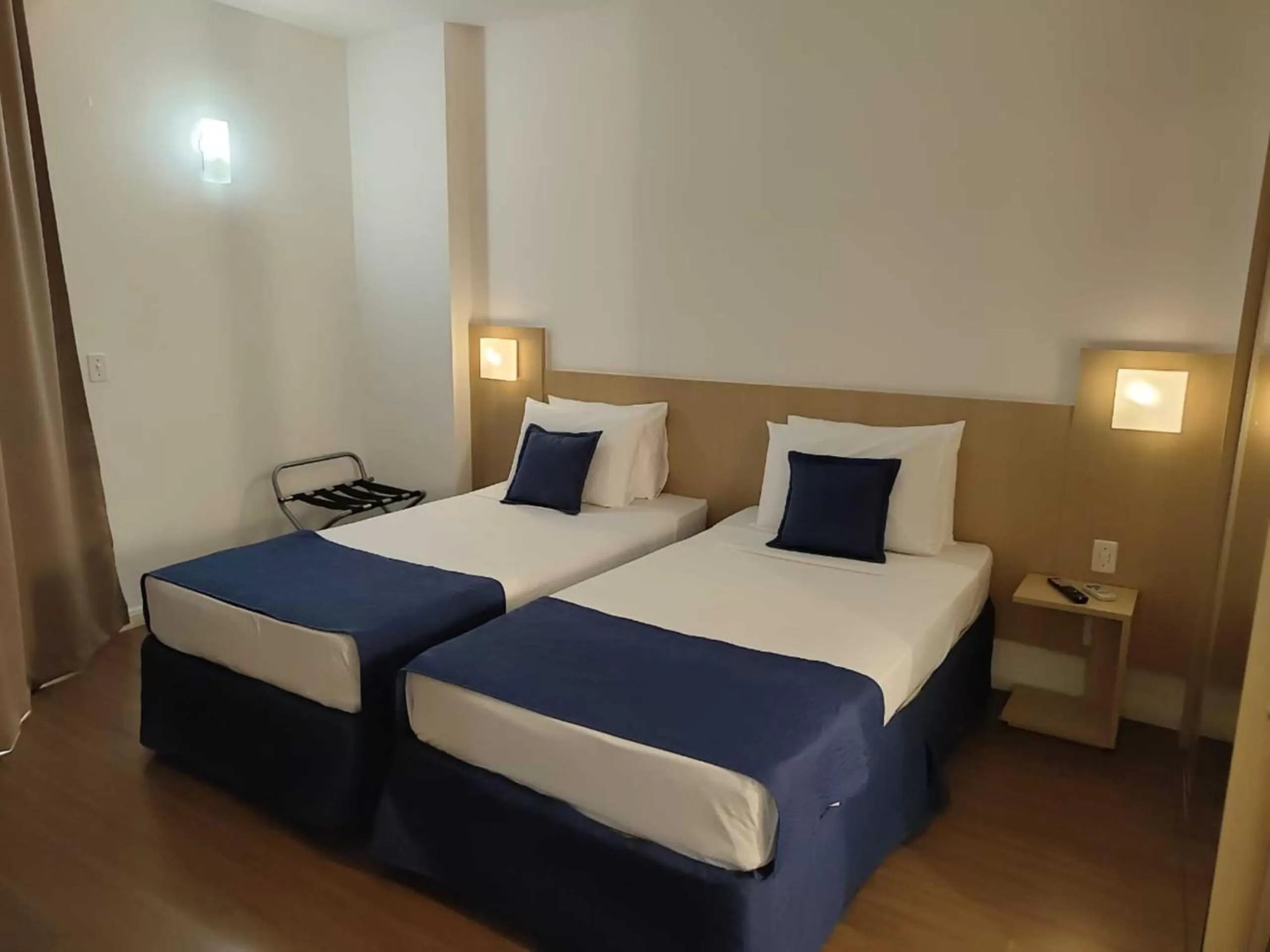 View (from property/room), Bed in Summit Suítes Hotel Santos