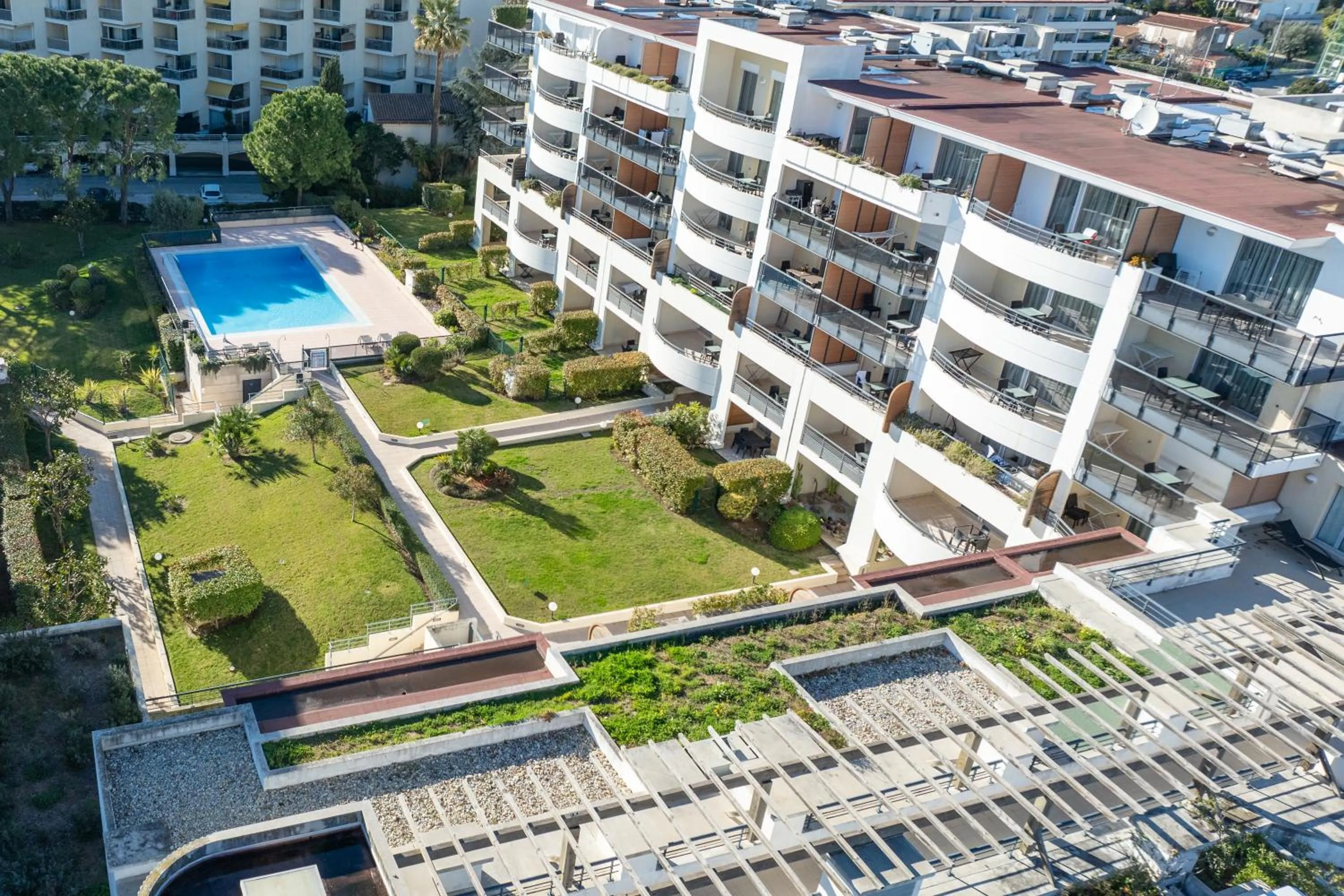 Swimming pool in Nemea Appart Hotel Le Lido Cagnes sur Mer