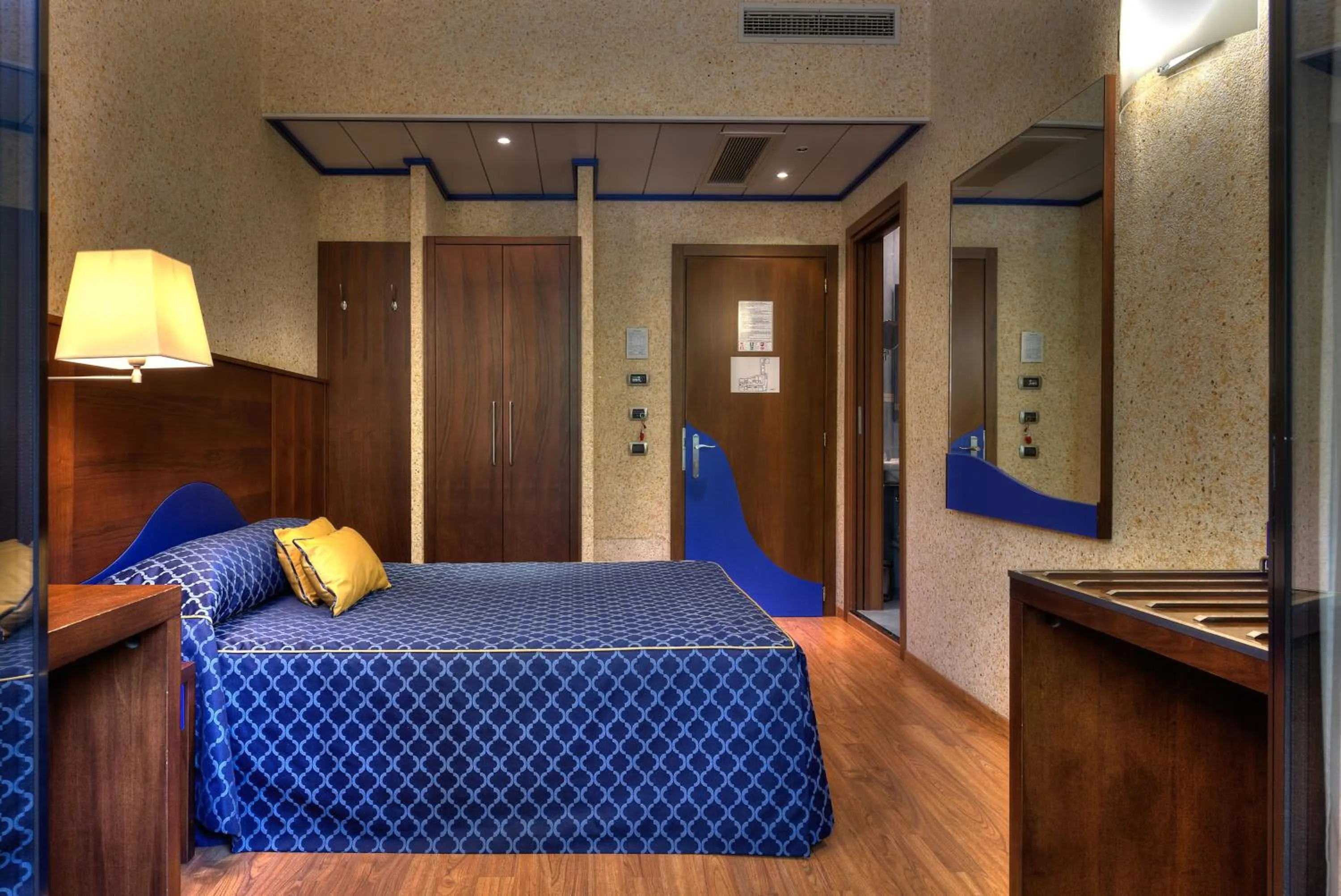 Bed in Central Park Hotel Modena