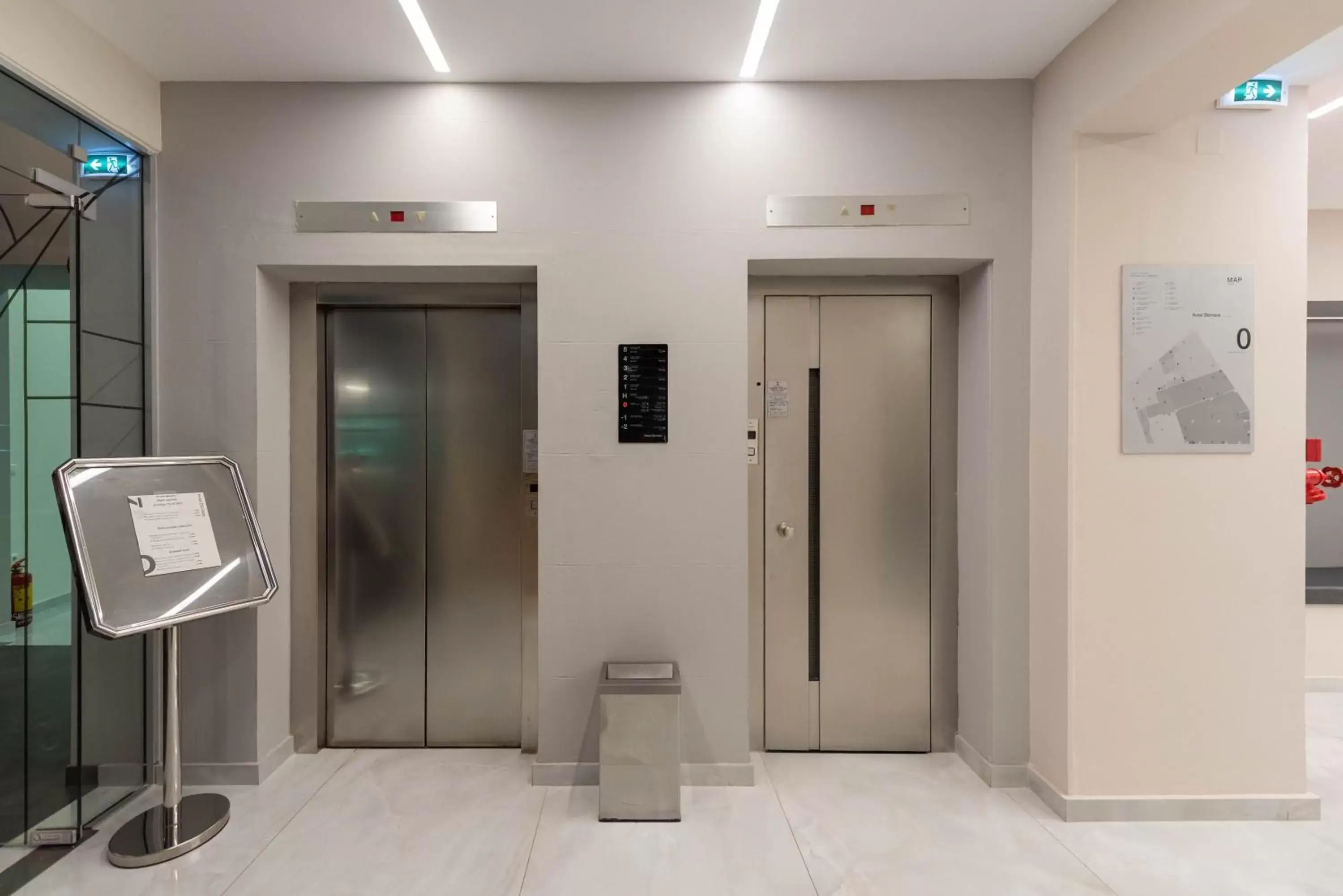 elevator in Dionisos Hotel