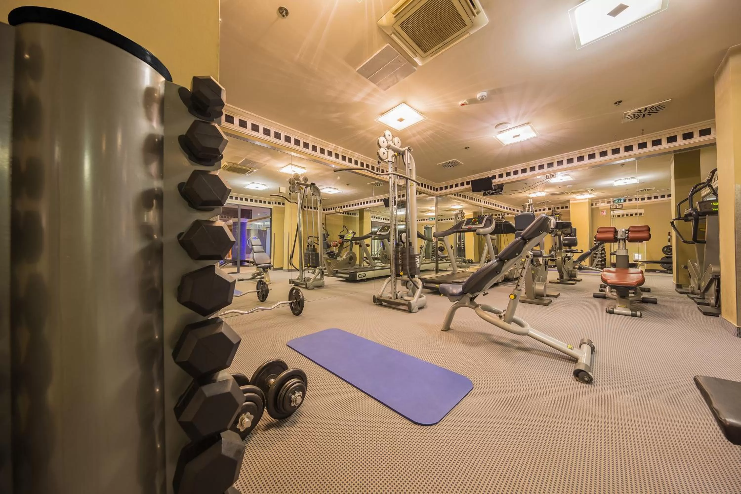 Fitness centre/facilities in Hotel President