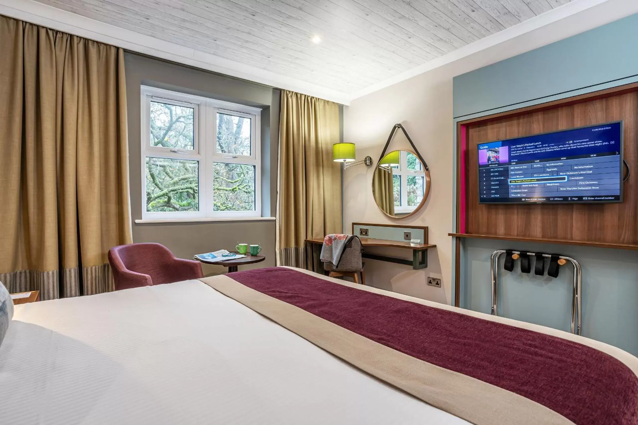 Bedroom, TV/Entertainment Center in Castle Green Hotel In Kendal, BW Premier Collection