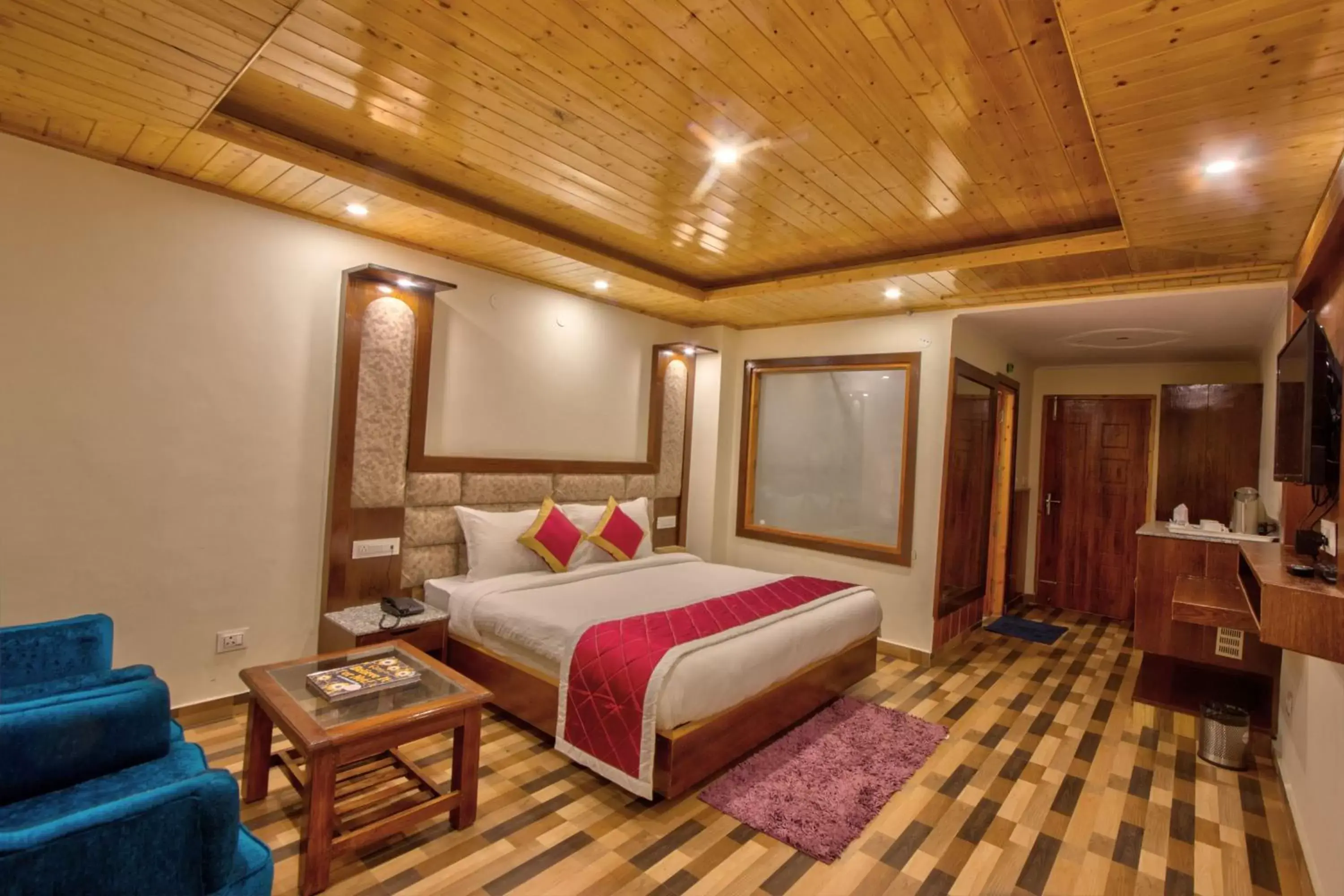 Photo of the whole room, Bed in Snow City's Montana Blues Resort Manali - Heated & Air-Cooled Stay Photo of the whole room, Bed in Snow City's Montana Blues Resort Manali - Heated & Air-Cooled Stay