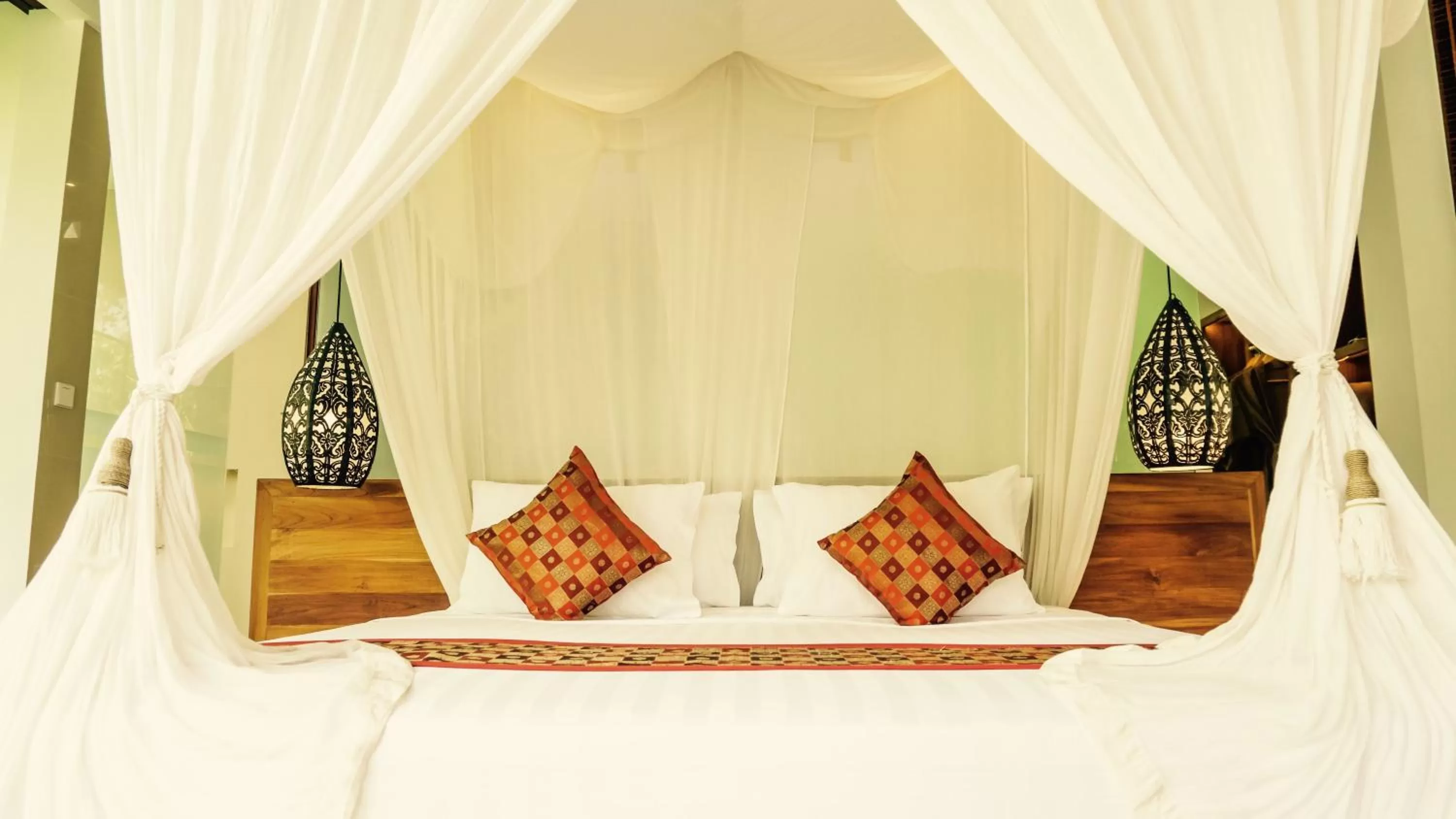 Bed in Cahaya Indah Villas