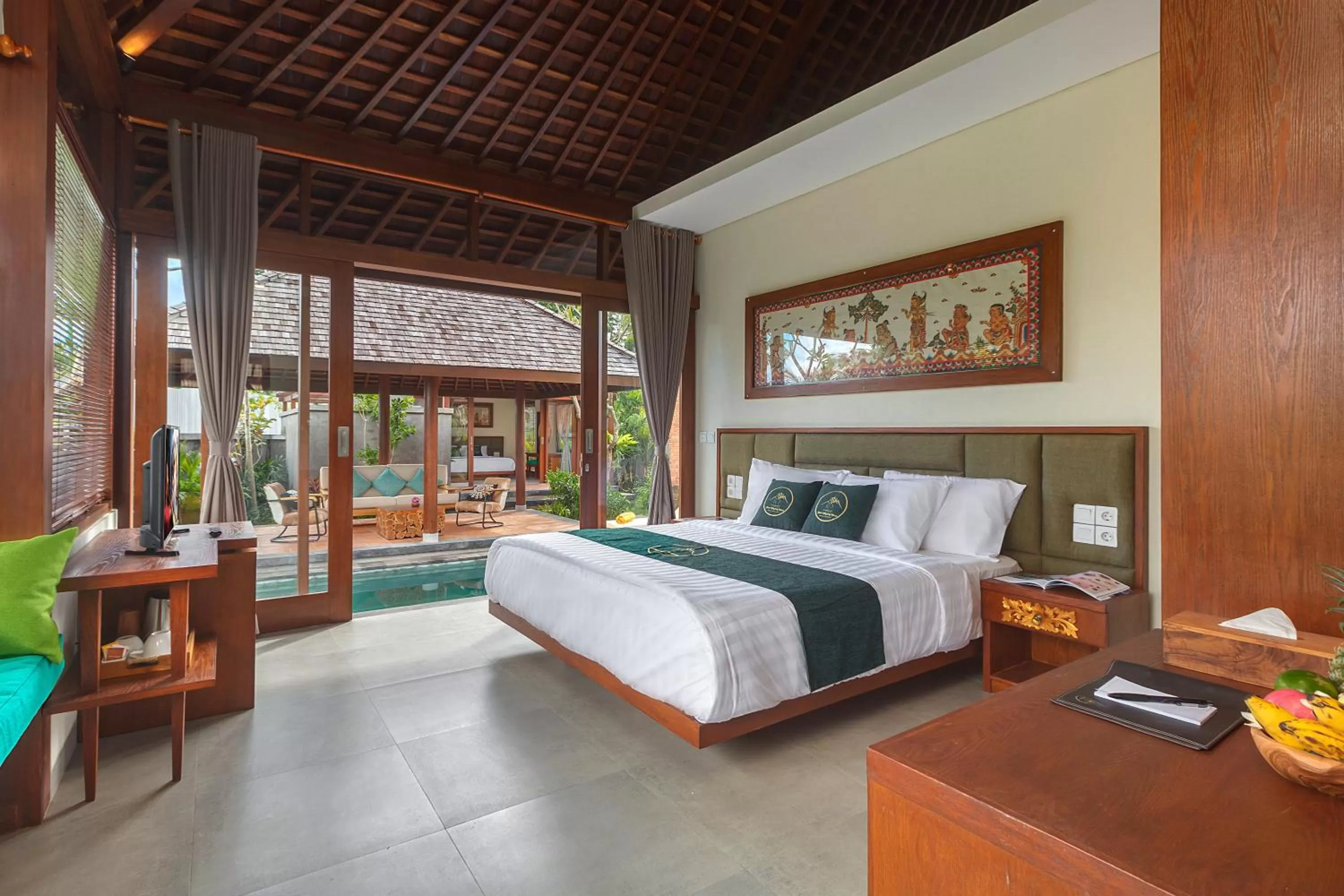 Photo of the whole room, Bed in Alam Wayang Ubud - CHSE Certified