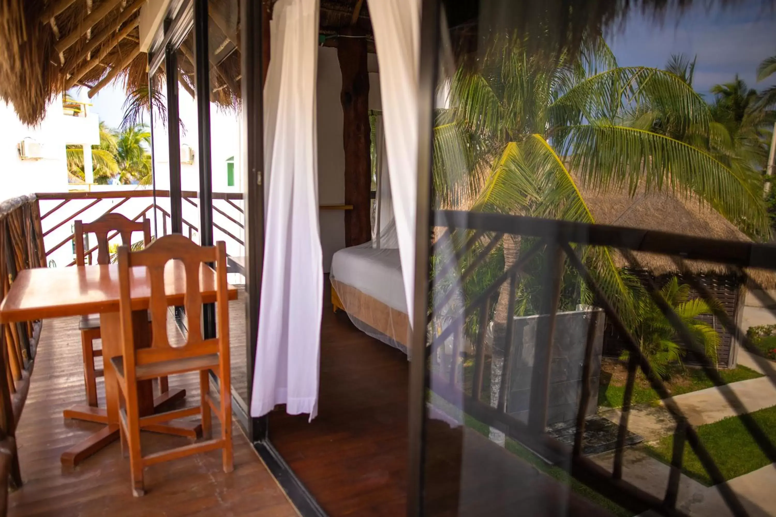 Balcony/Terrace in HOTEL & BEACH CLUB OJO DE AGUA