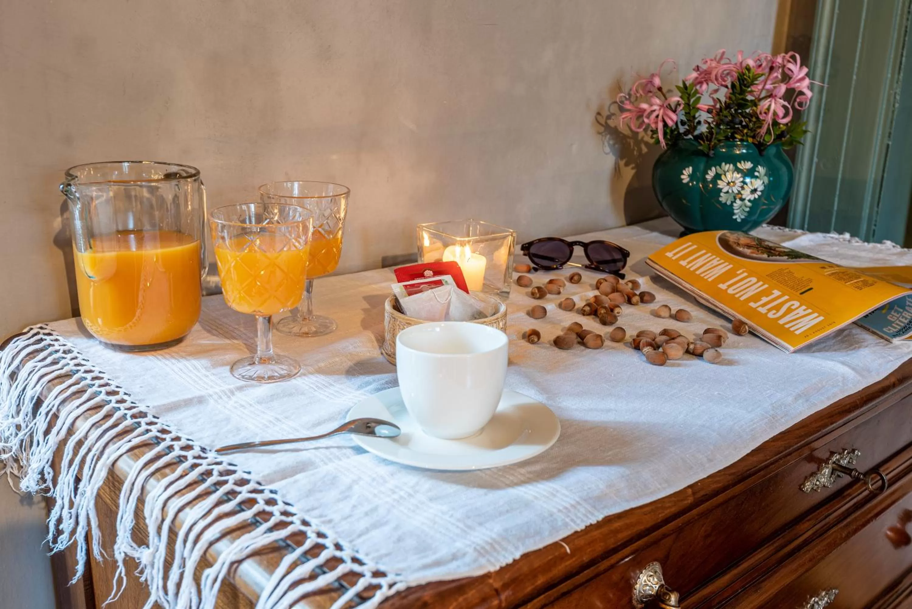 Decorative detail in B&B Villa Rosalinda