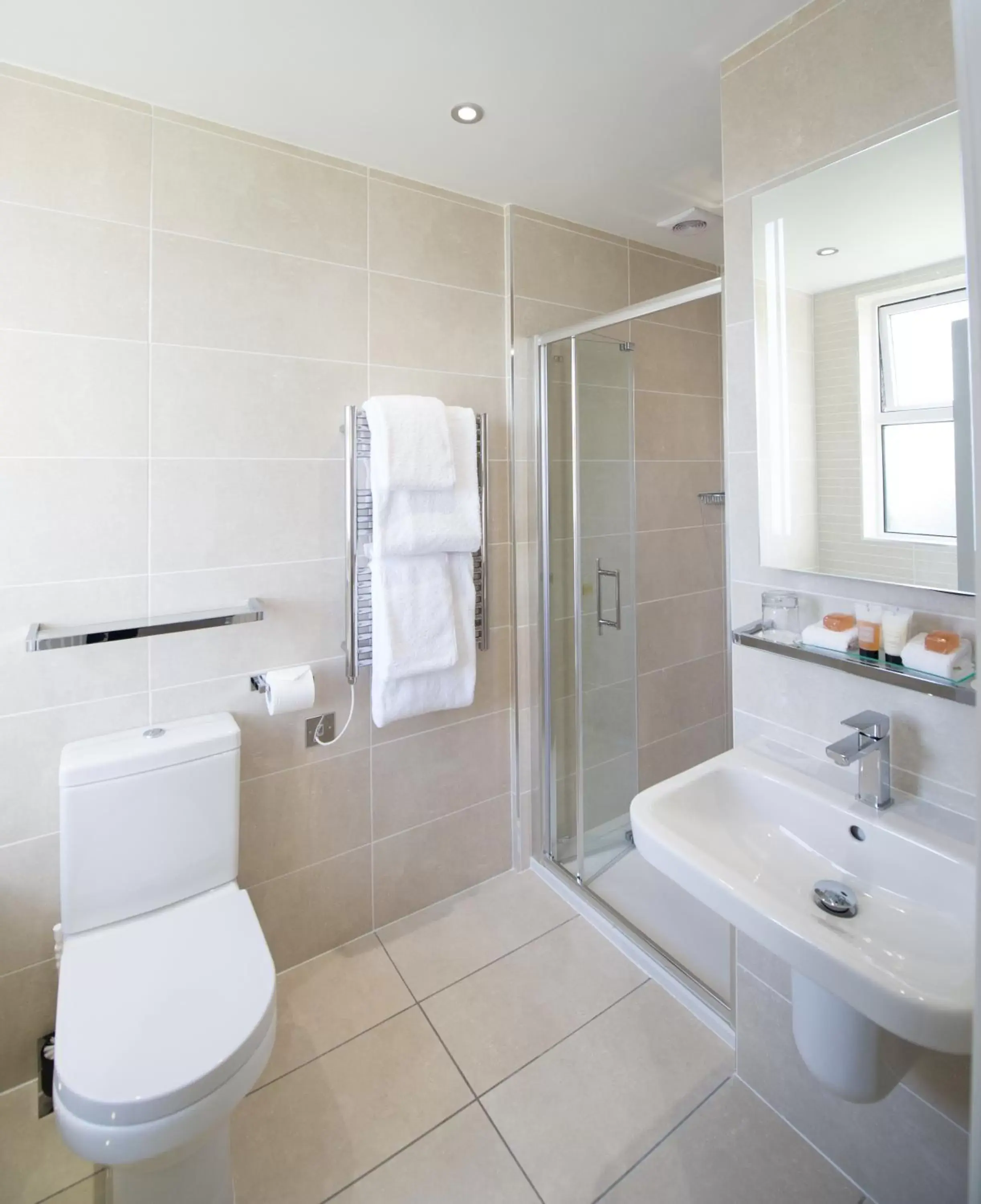 Shower, Bathroom in The Carlyon Bay Hotel and Spa