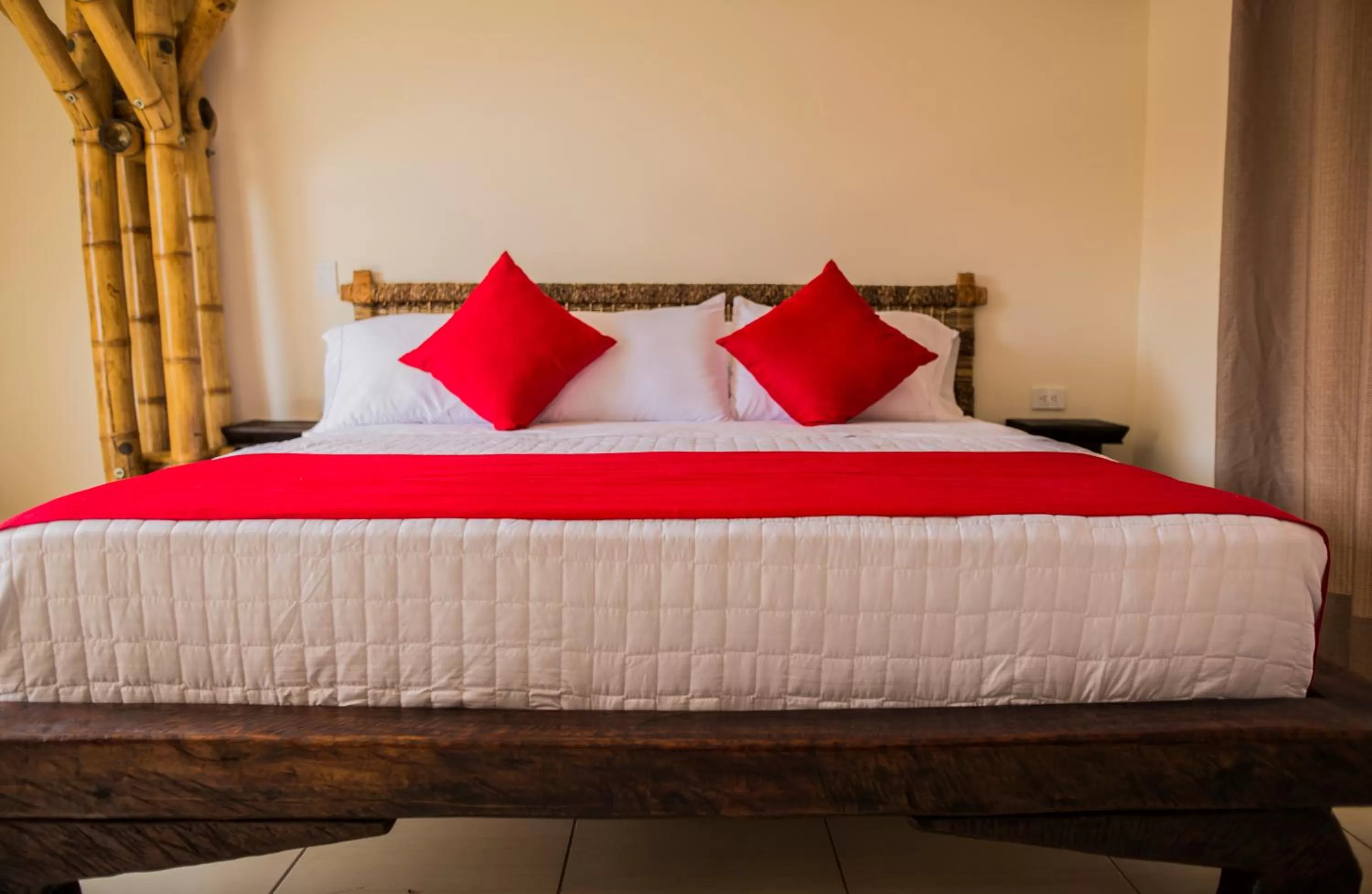Bed in La Victoria Hotel Campestre