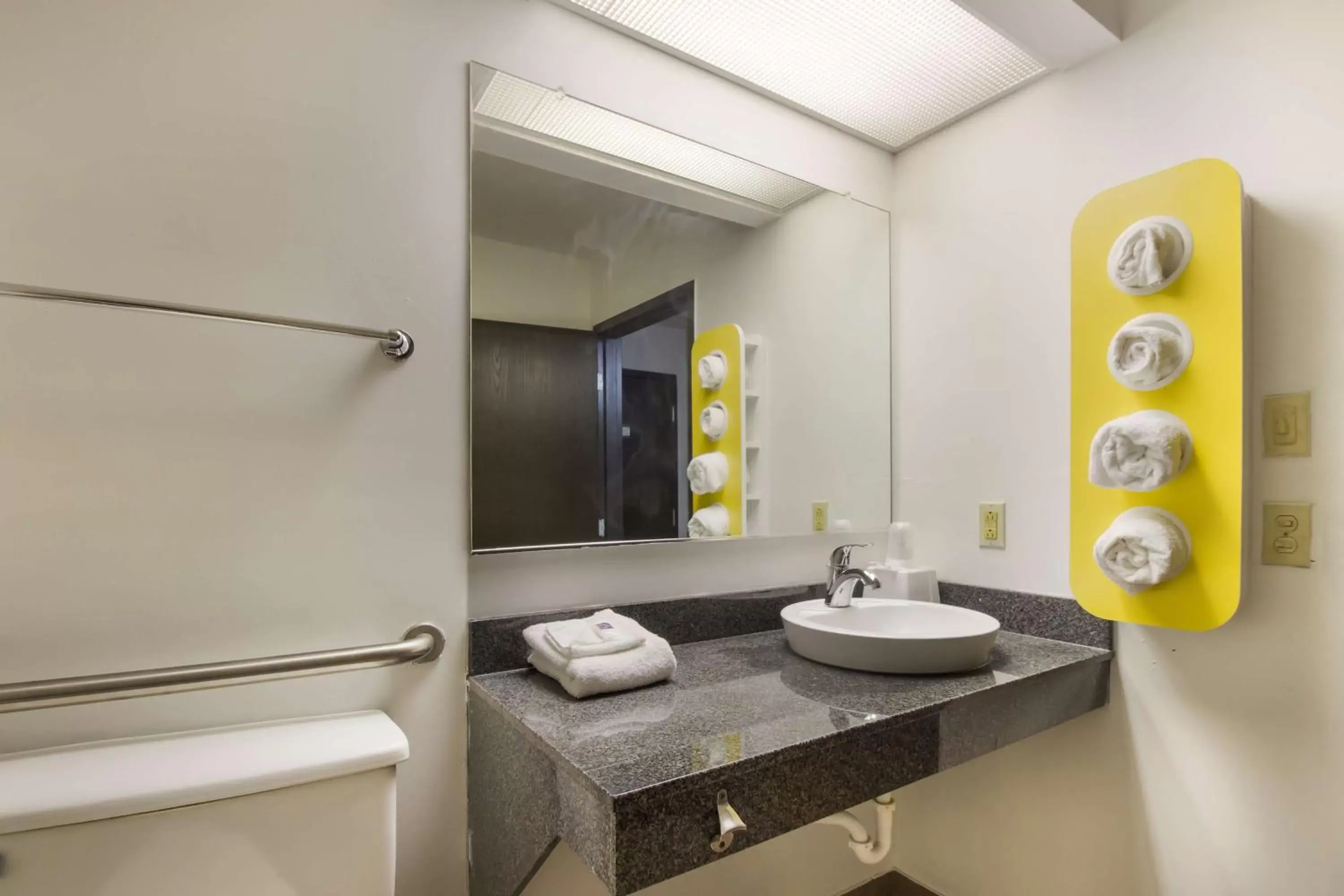 Toilet, Bathroom in Motel 6-Rothschild, WI