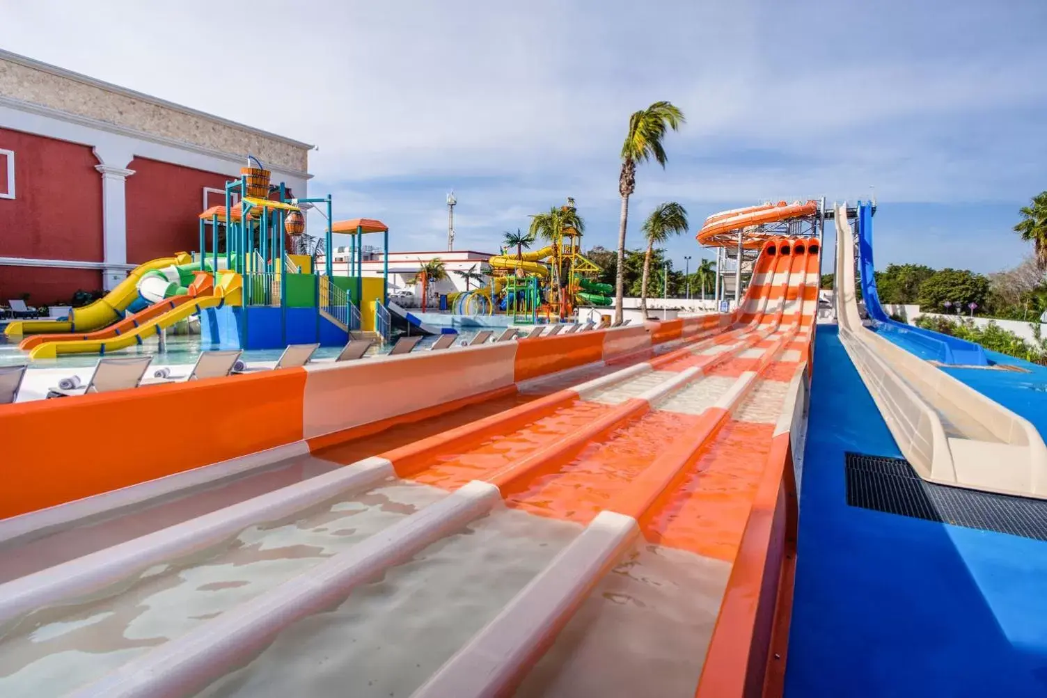 Aqua park, Water Park in Hard Rock Hotel Riviera Maya - Hacienda All Inclusive