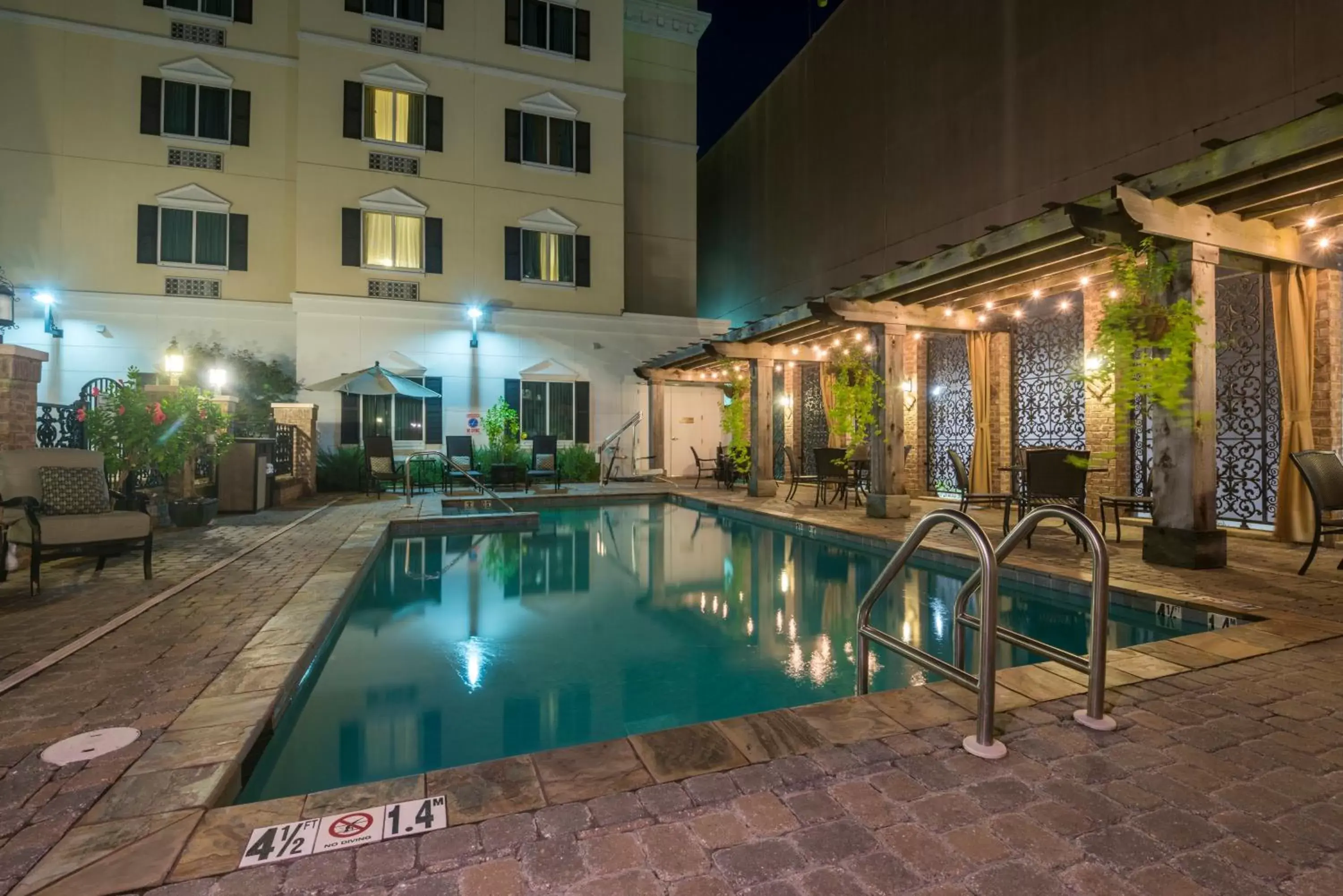 Swimming Pool in Candlewood Suites Mobile-Downtown, an IHG Hotel