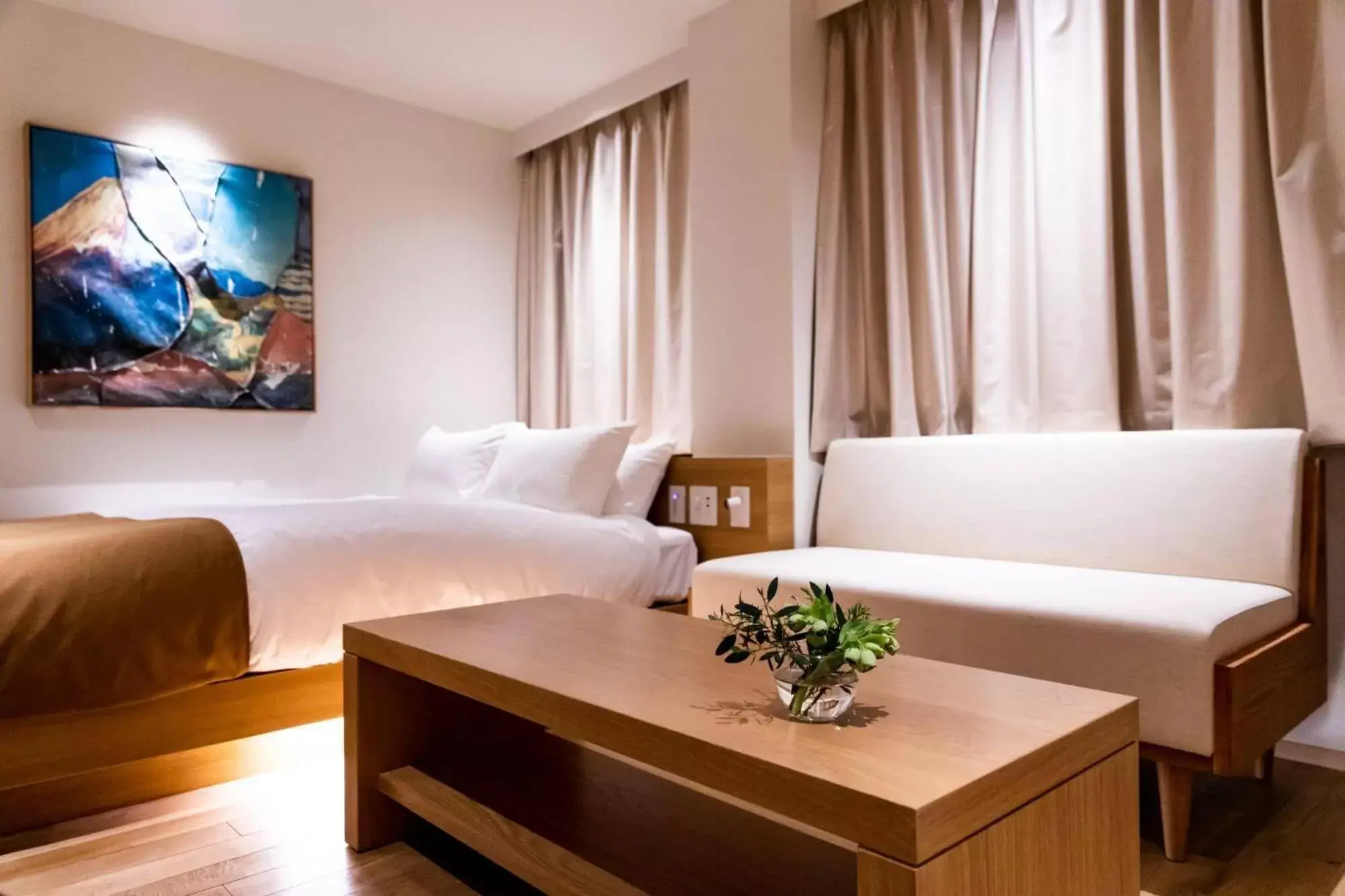 Seating area, Bed in THE MACHIYA EBISUYA Seating area, Bed in THE MACHIYA EBISUYA