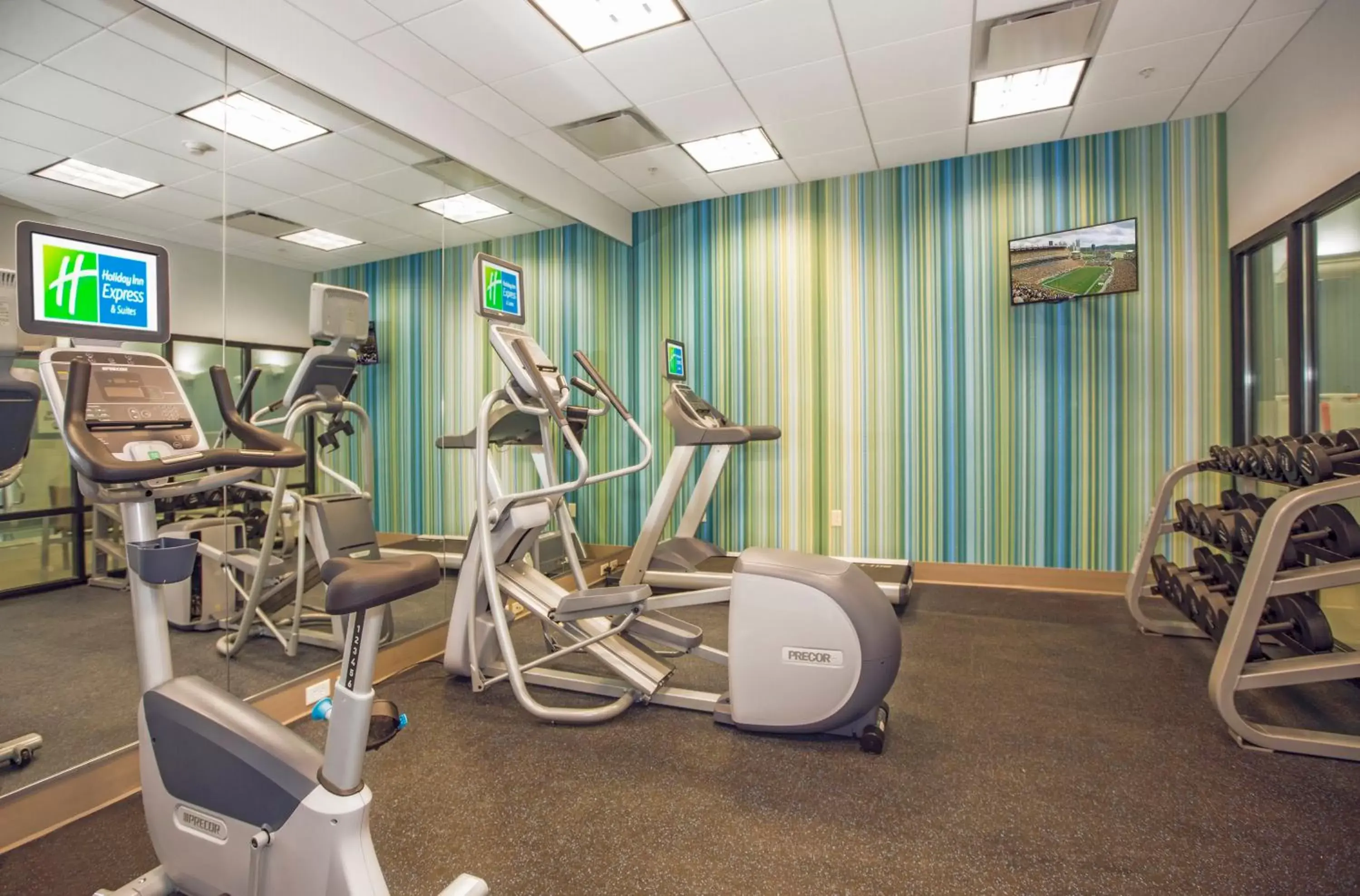 Fitness centre/facilities, Fitness Center/Facilities in Holiday Inn Express & Suites Pittsburgh North Shore, an IHG Hotel