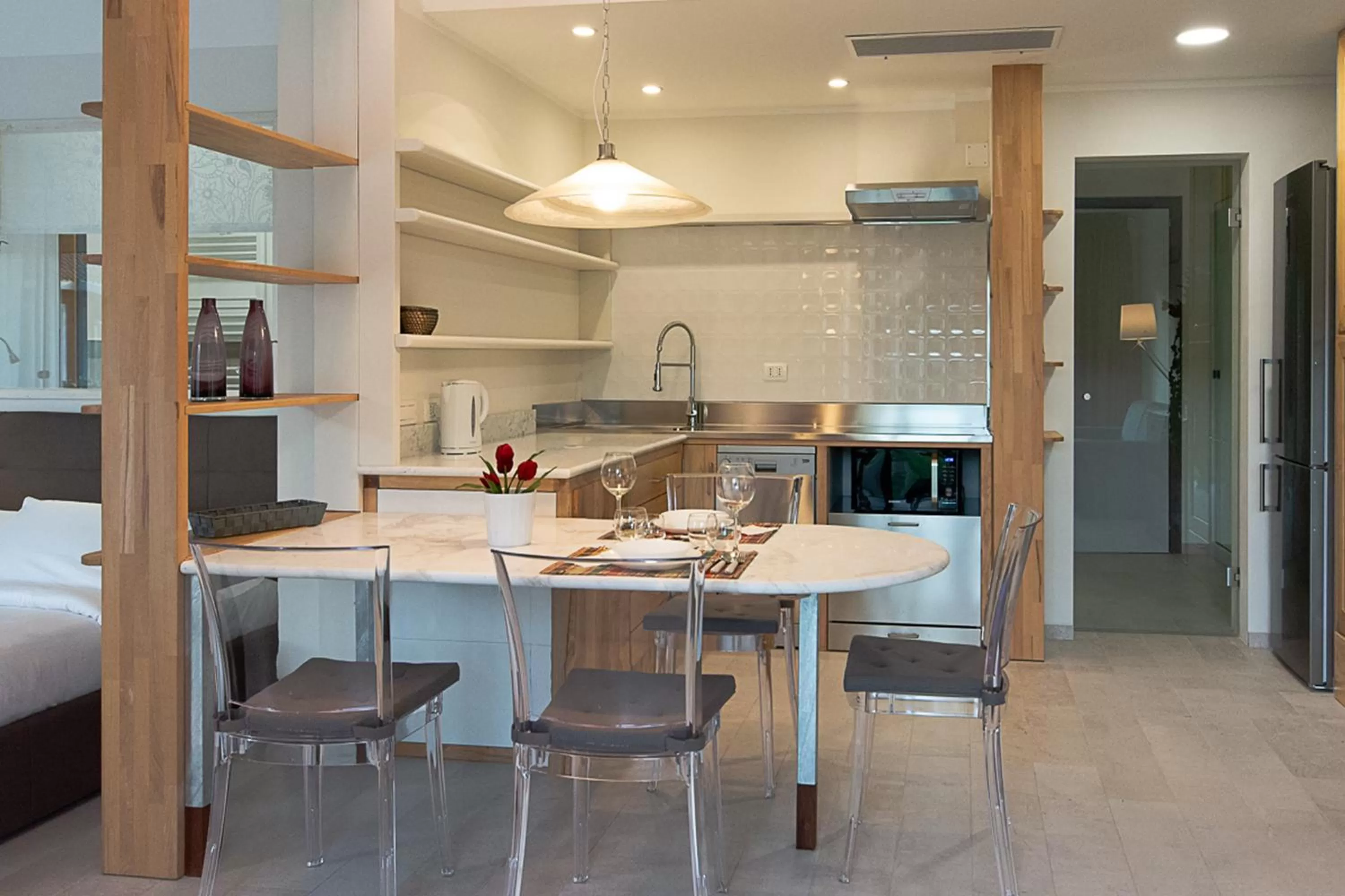 Kitchen or kitchenette in Business Hotel