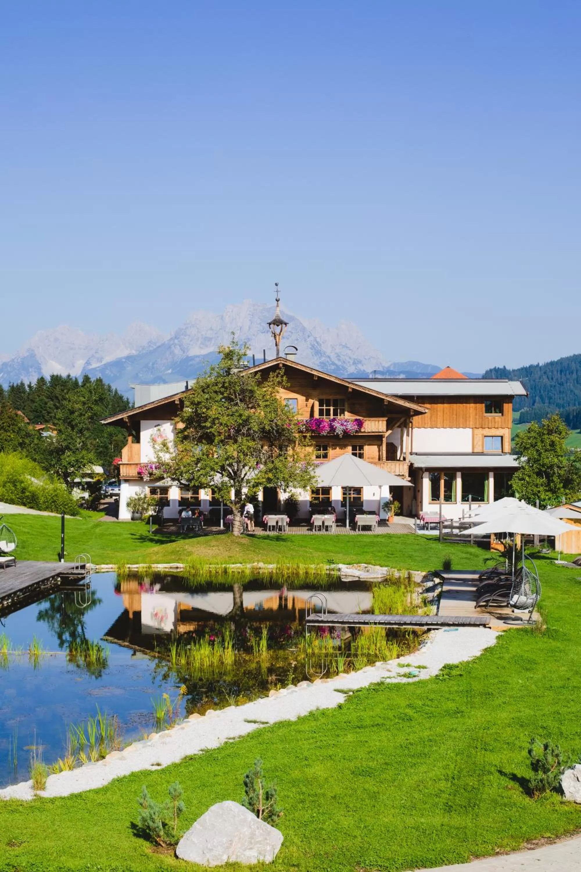 Property building in Farm Hotel Chalet Grosslehen
