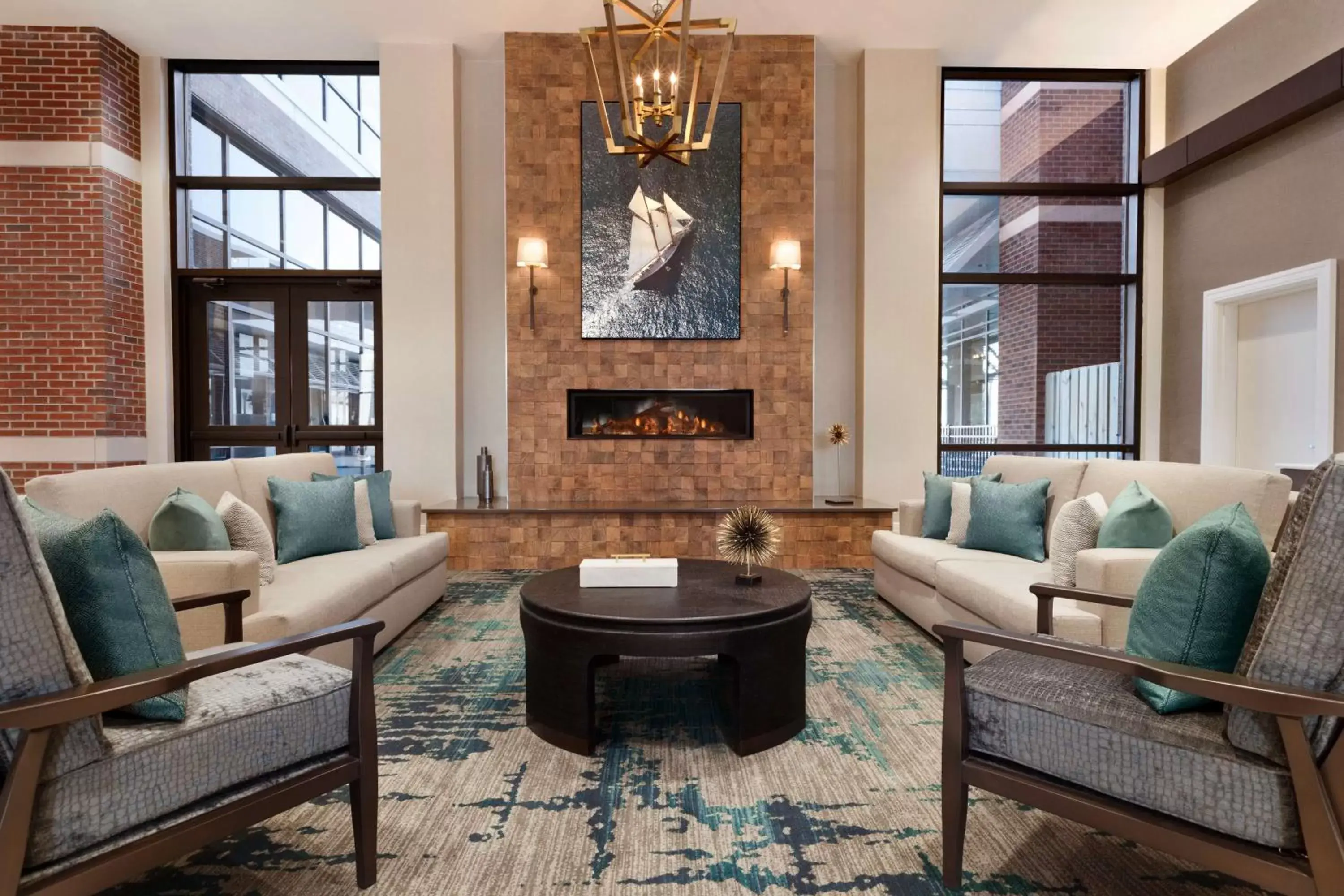 Lobby or reception in Embassy Suites By Hilton Wilmington Riverfront Lobby or reception in Embassy Suites By Hilton Wilmington Riverfront