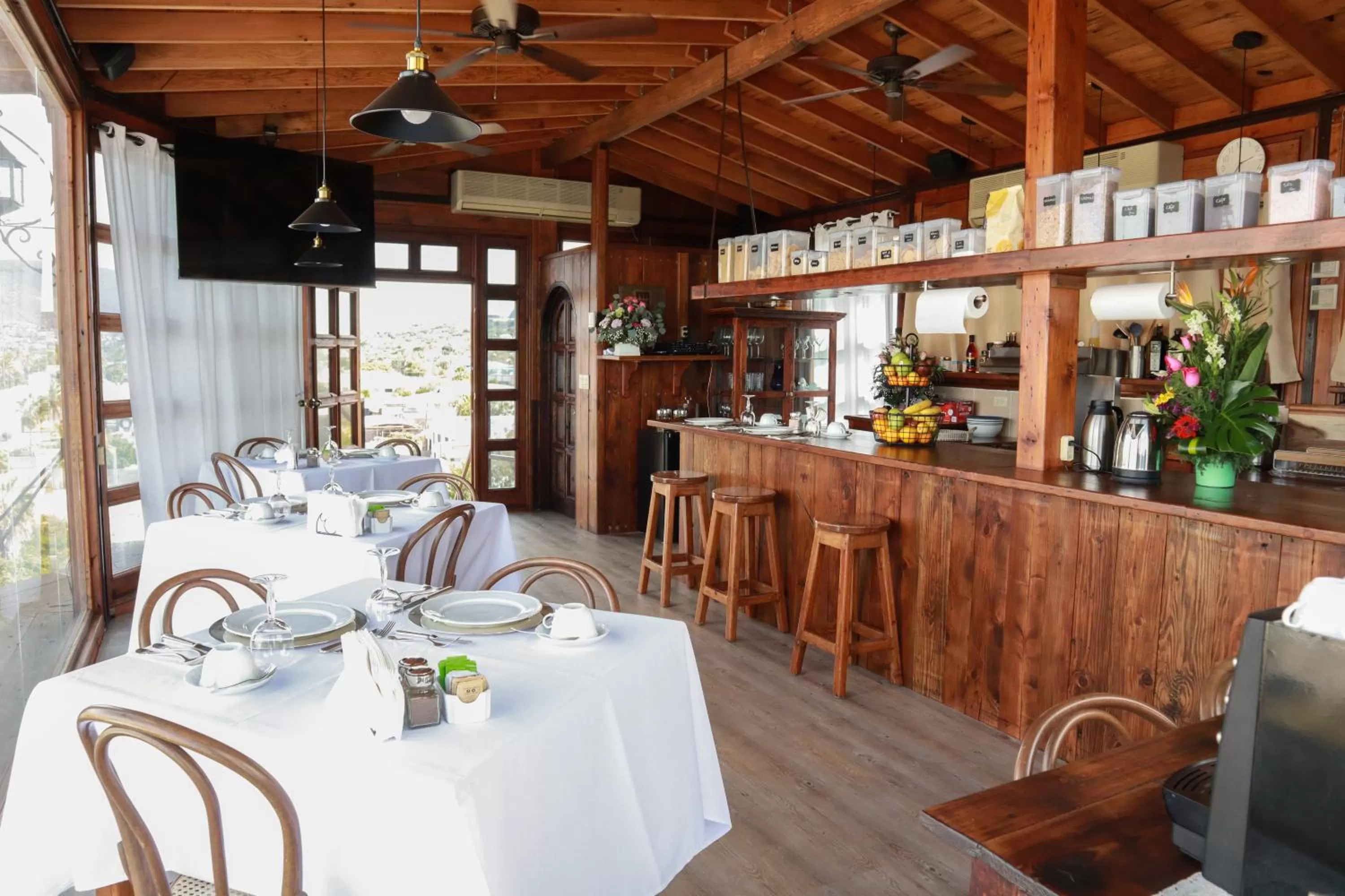 Dining area in Residence Las Flores